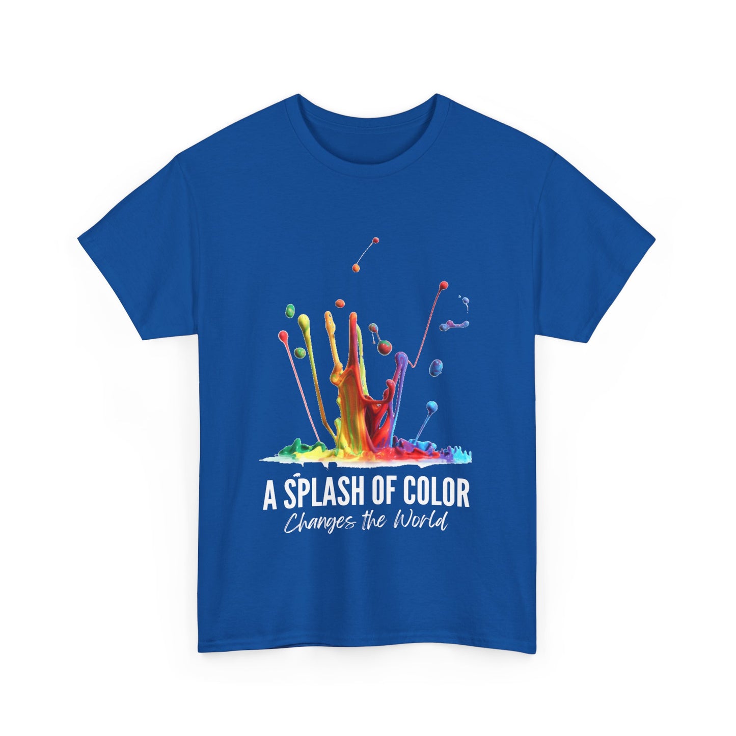 A Splash of Color Unisex Heavy Cotton Tee