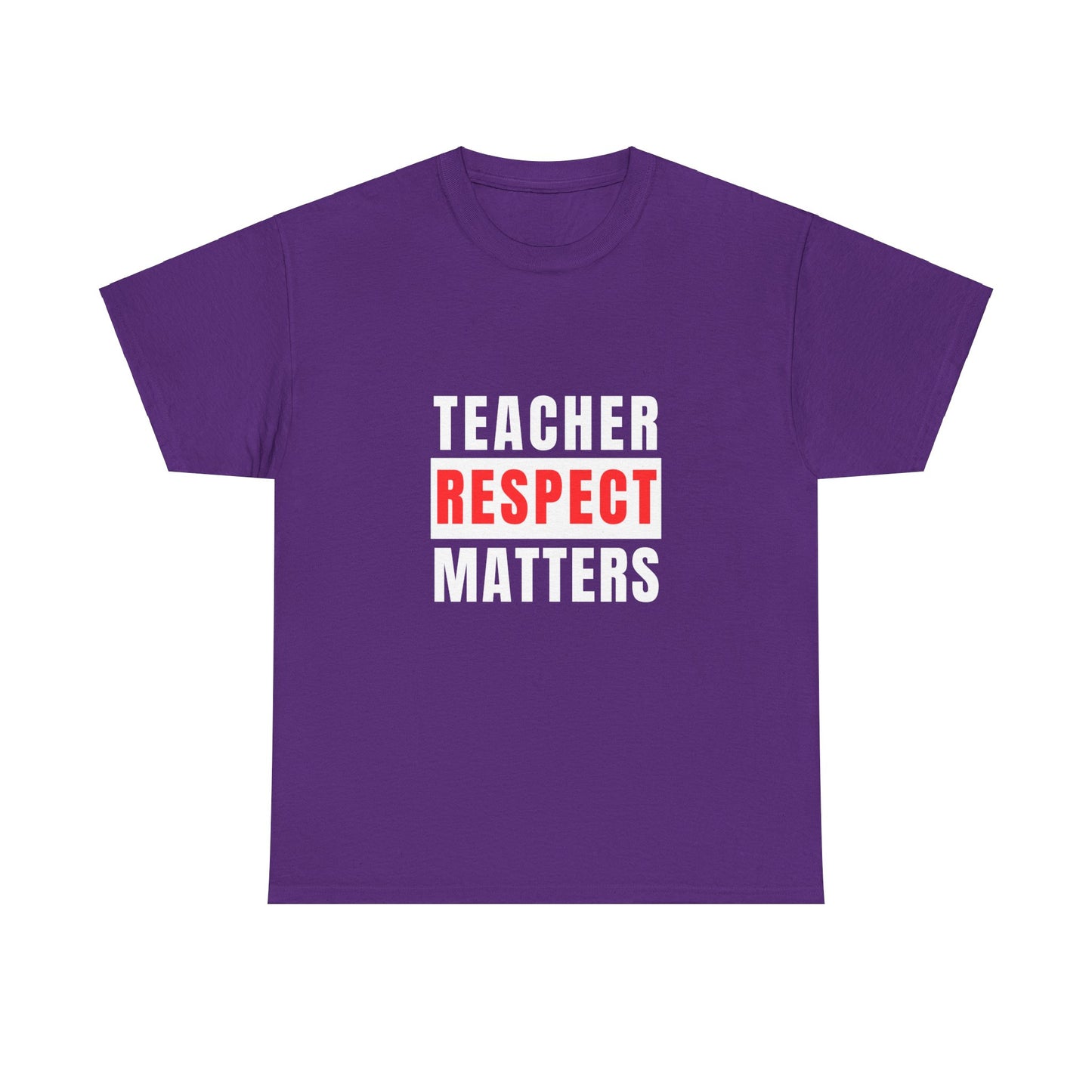 Teachers Matter Unisex Heavy Cotton Tee