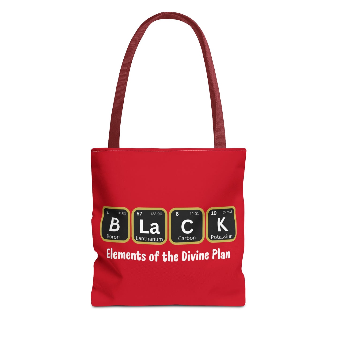 BLACK Elements Tote Bag (AOP)