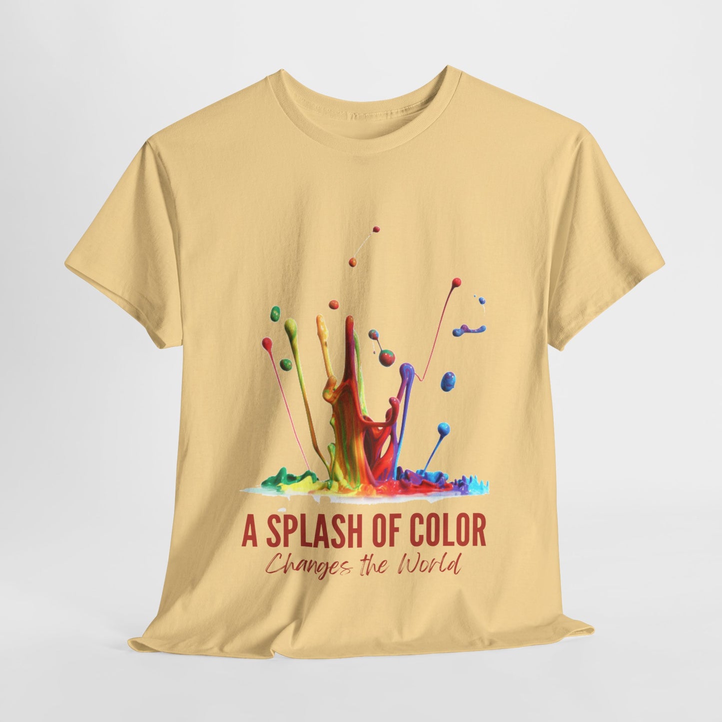 A Splash of Color Unisex Heavy Cotton Tee