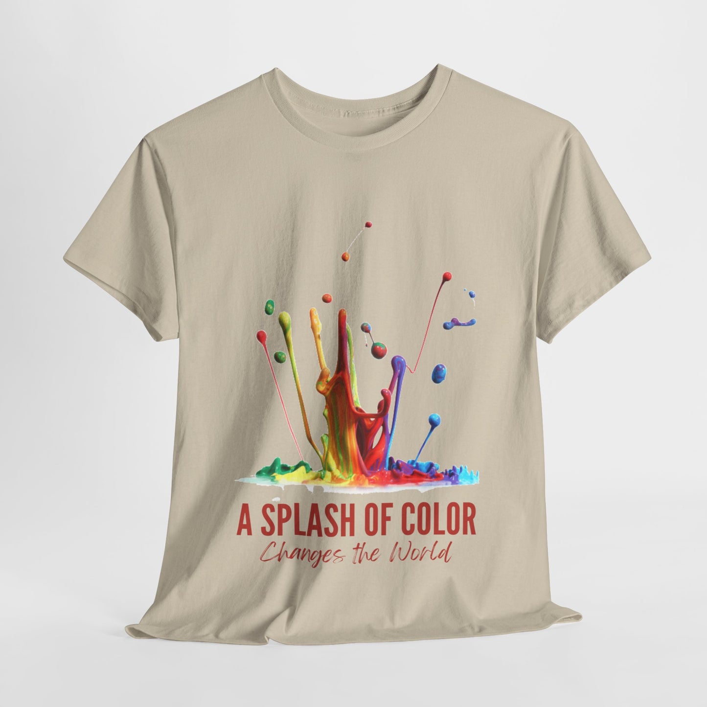 A Splash of Color Unisex Heavy Cotton Tee