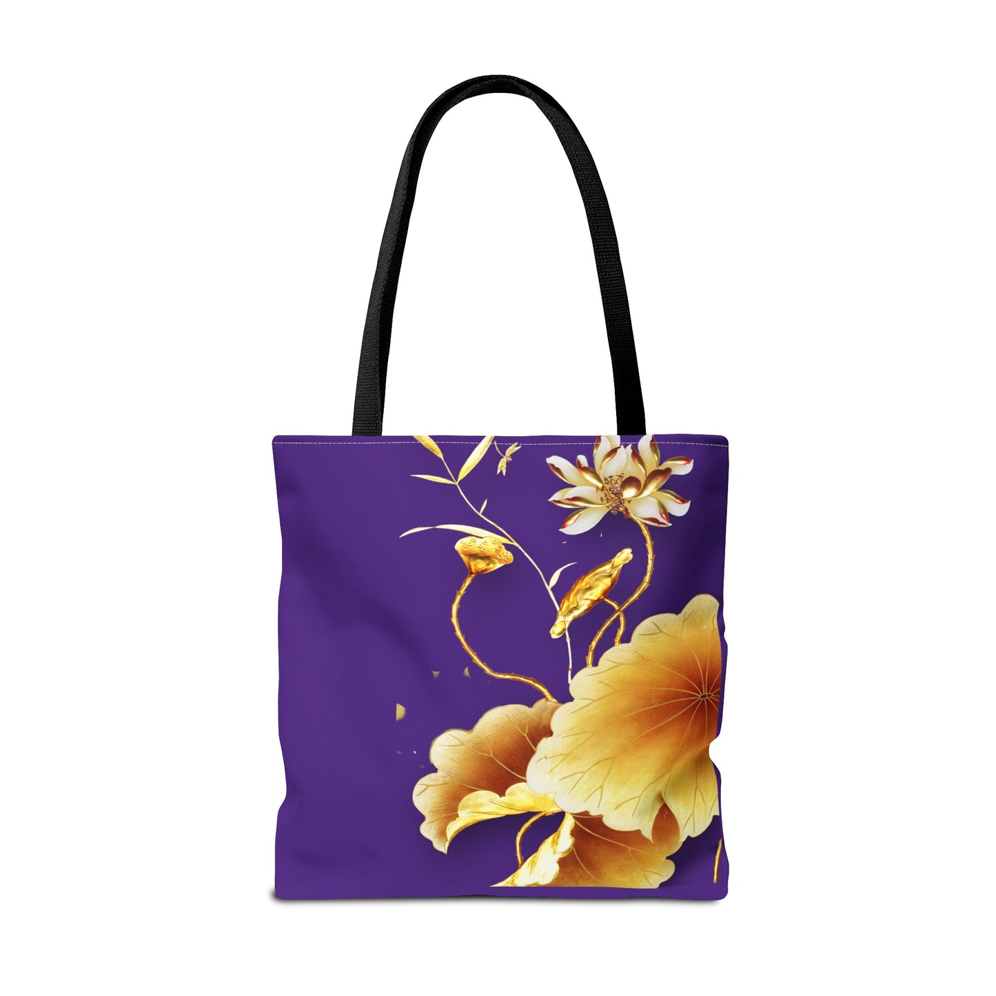 Golden Flower Tote Bag (AOP)