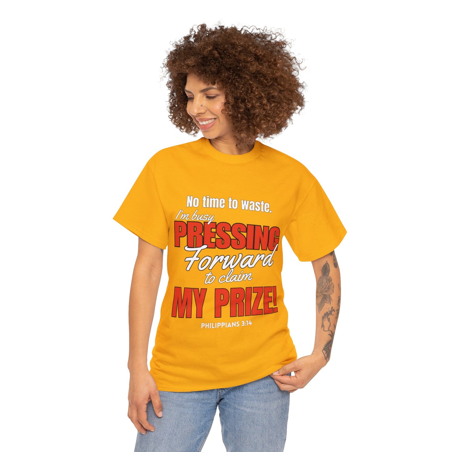 Pressing Forward Unisex Heavy Cotton Tee