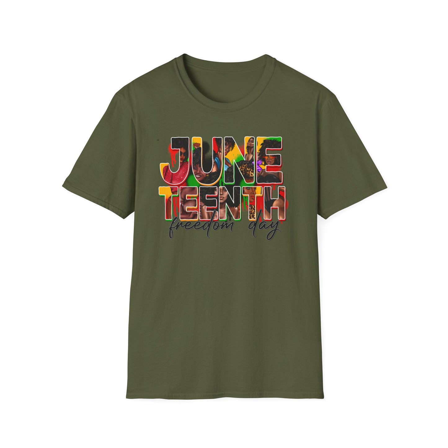 Juneteenth Freedom Day Unisex Softstyle T-Shirt