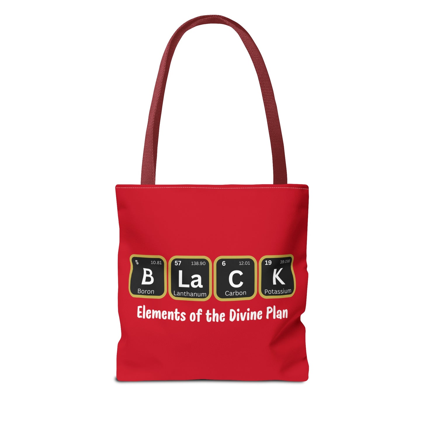 BLACK Elements Tote Bag (AOP)