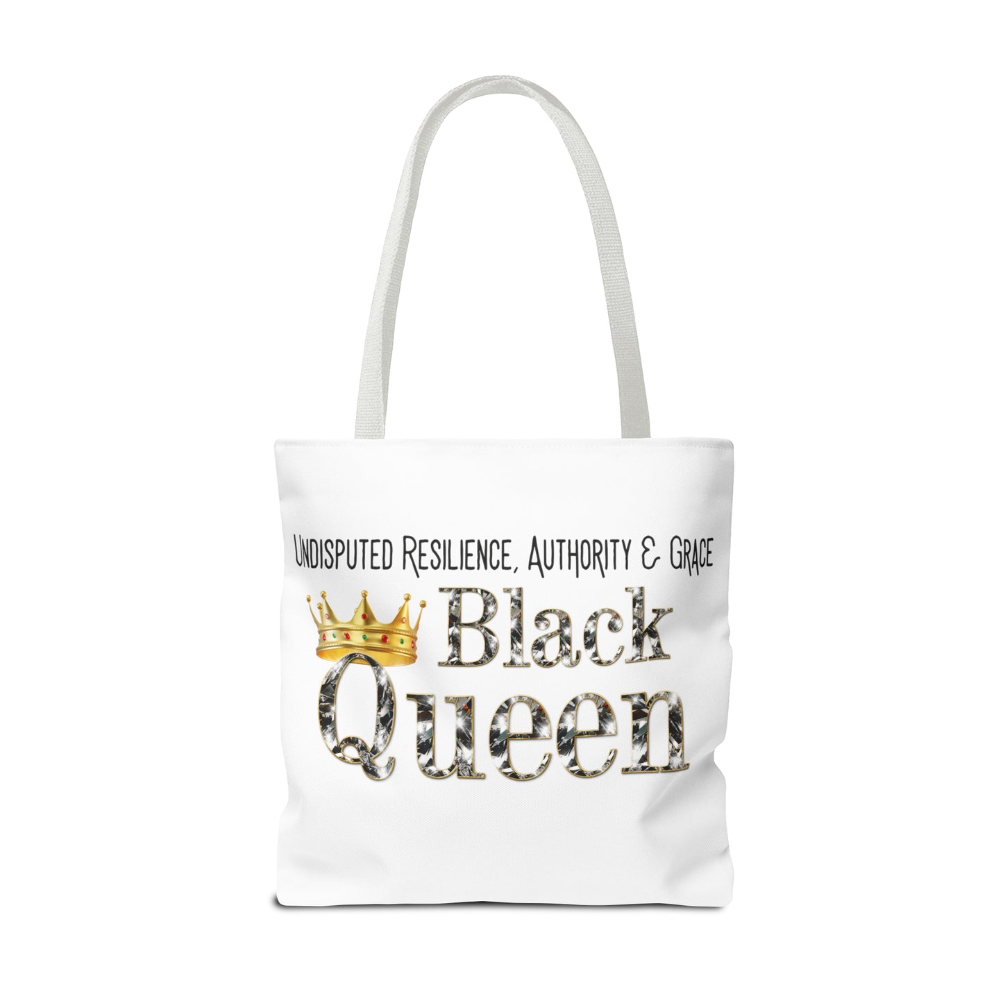 Black Queen Tote Bag (AOP)