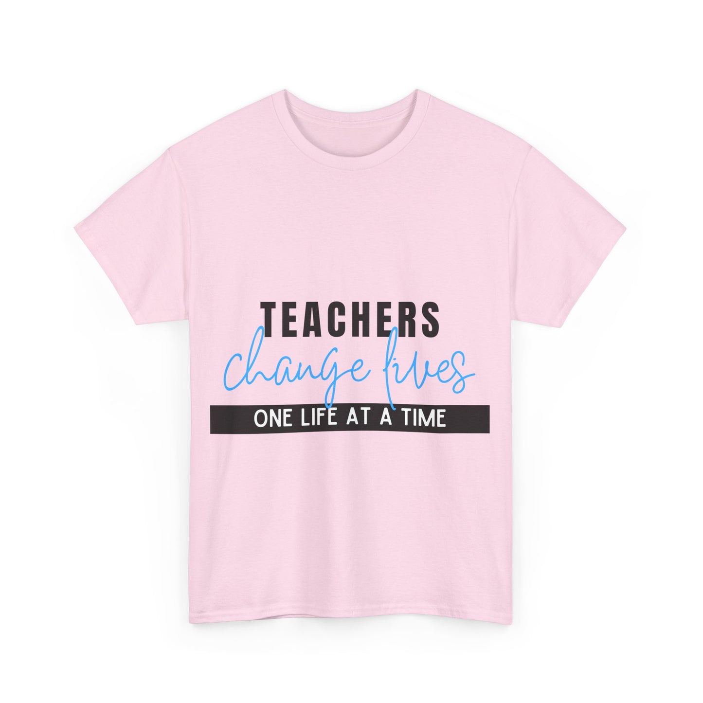 Teachers Change Lives Unisex Heavy Cotton Tee