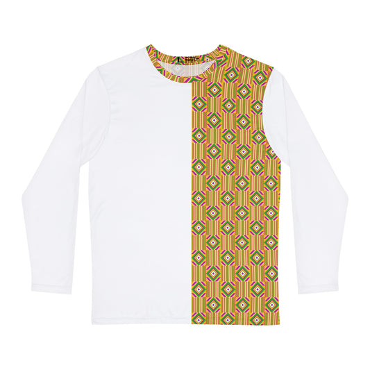 Kente Print Long Sleeve Shirt (AOP)