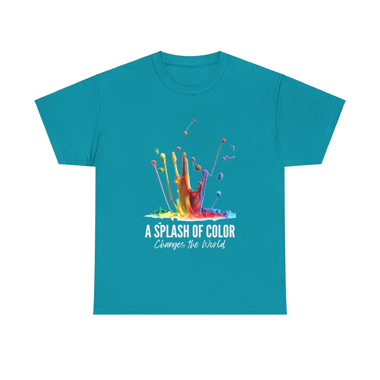 A Splash of Color Unisex Heavy Cotton Tee