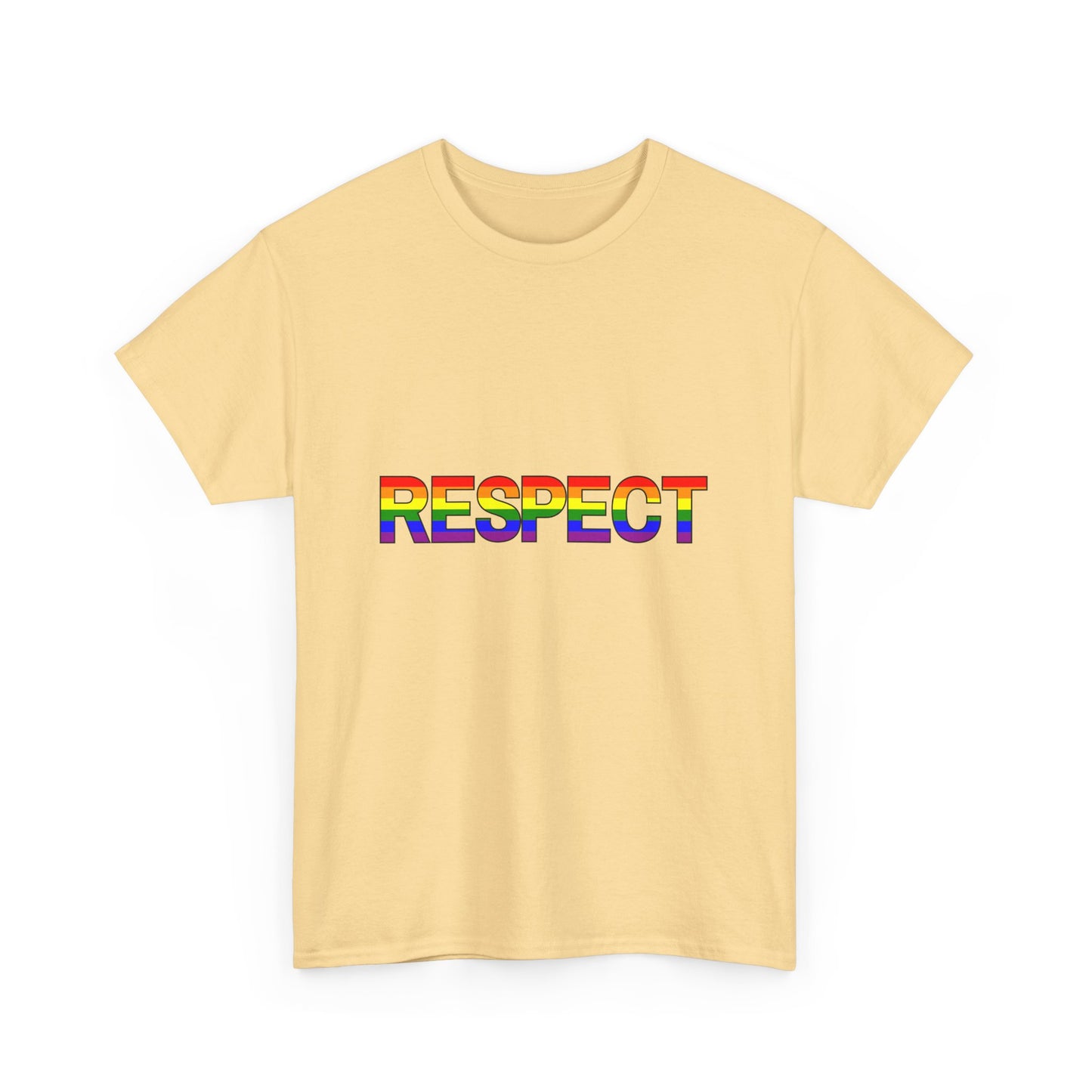 LGBTQ+ Respect Unisex Heavy Cotton Tee - Pride Apparel