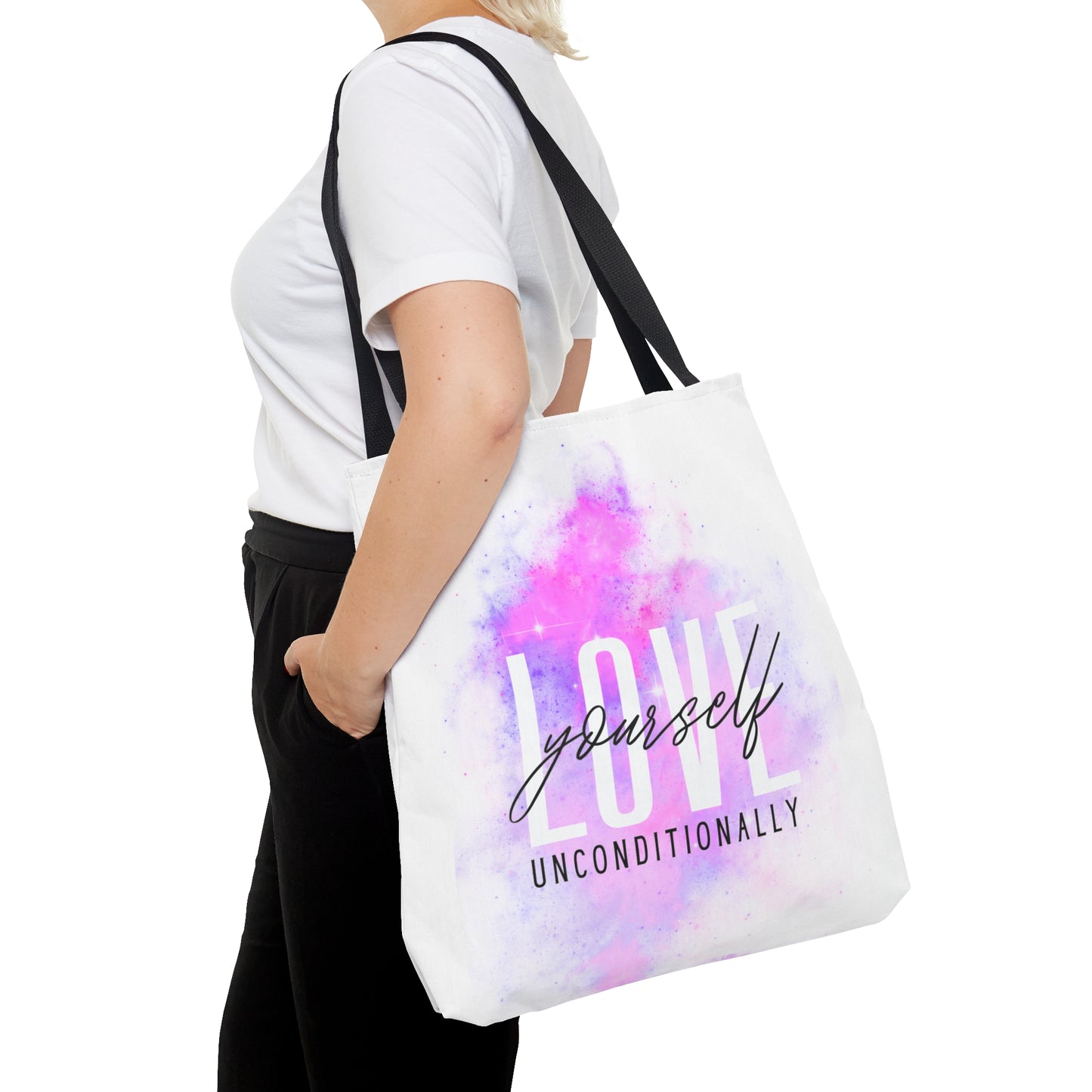 Love Unconditionally Tote Bag (AOP)