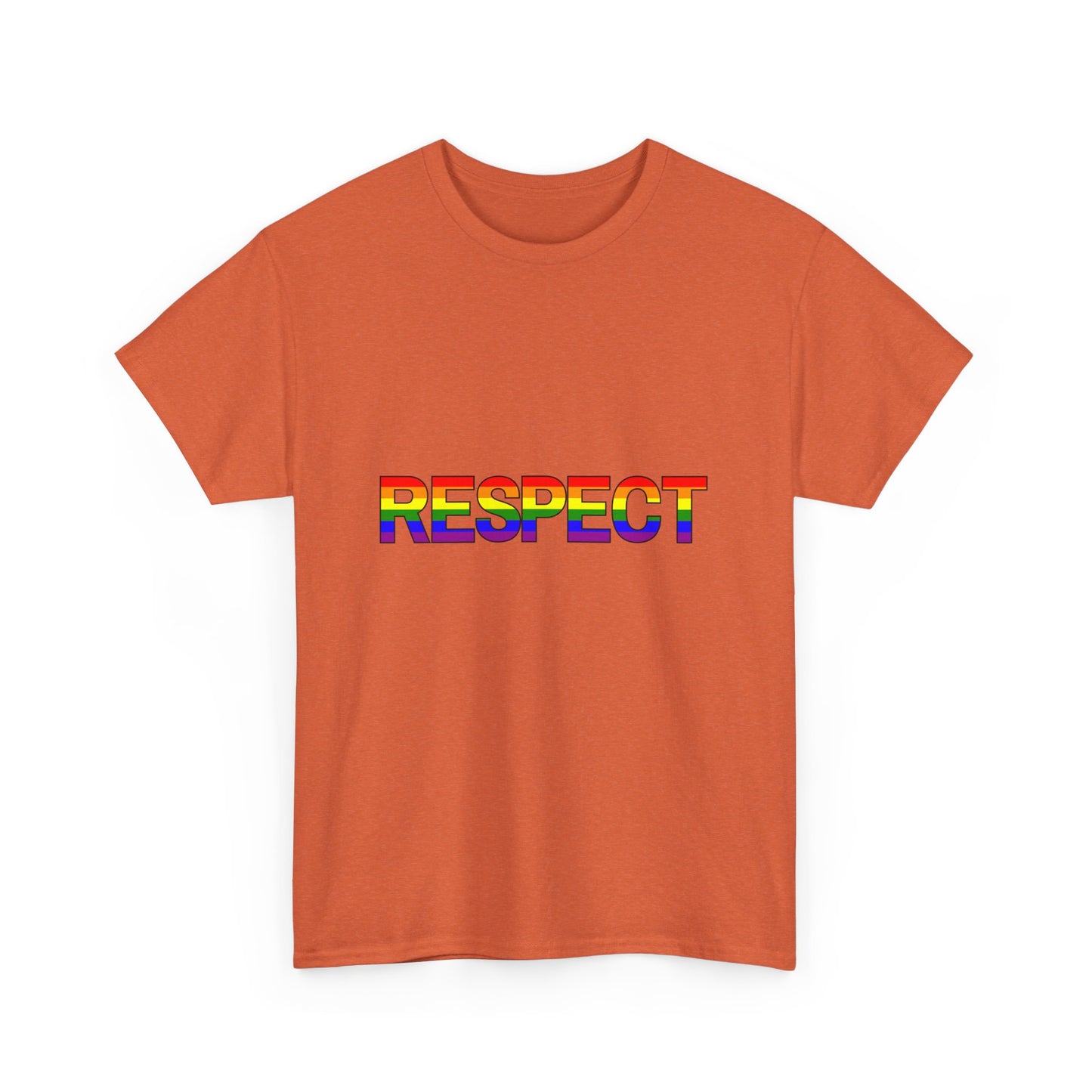 LGBTQ+ Respect Unisex Heavy Cotton Tee - Pride Apparel