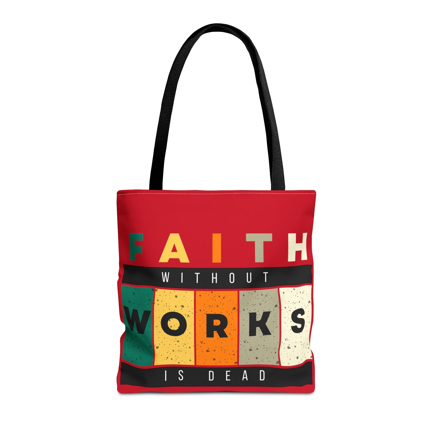 Faith Works Tote Bag (AOP)