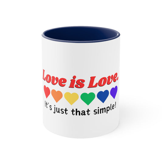 Pride Series Accent Coffee Mug, 11oz