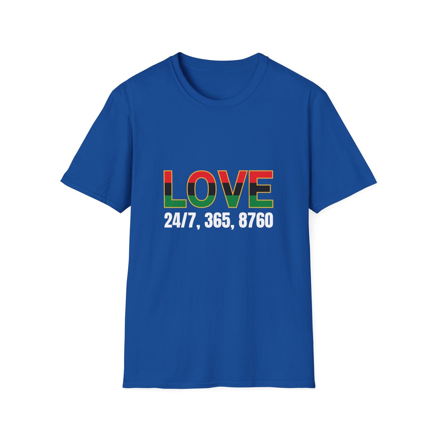Love All Year Unisex Softstyle T-Shirt | Casual Wear, Gift for Her, Gift for Him, Love Shirt, Everyday Outfit