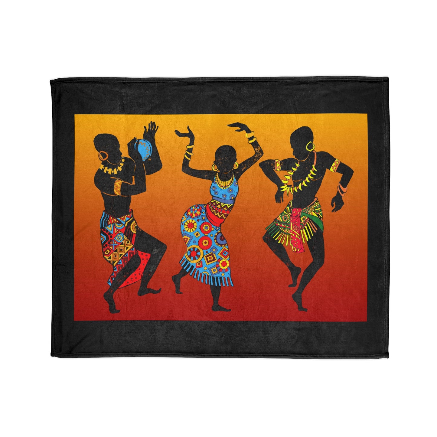 African Dancer Soft Polyester Blanket