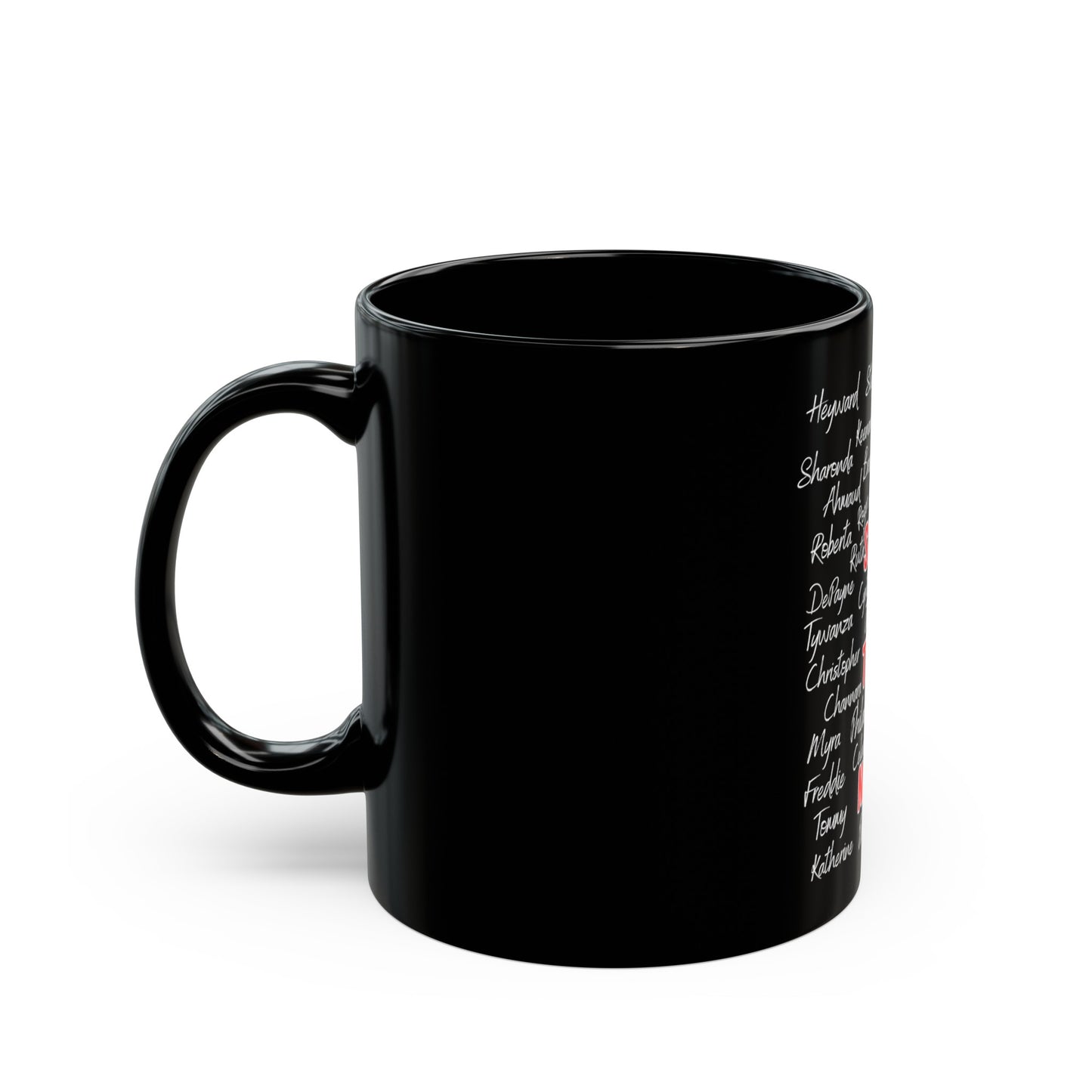 We Speak Their Names Black Mug (11oz, 15oz)