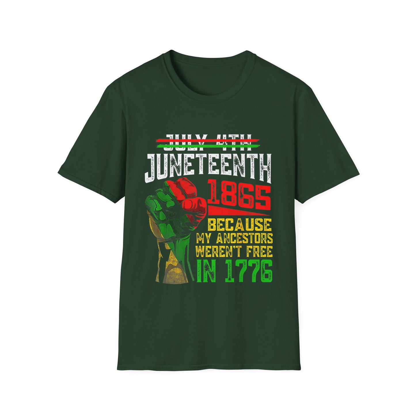 Juneteenth 1865 Unisex Softstyle T-Shirt