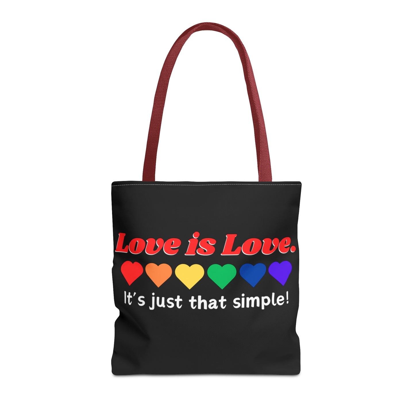 Love is Love Tote Bag (AOP)