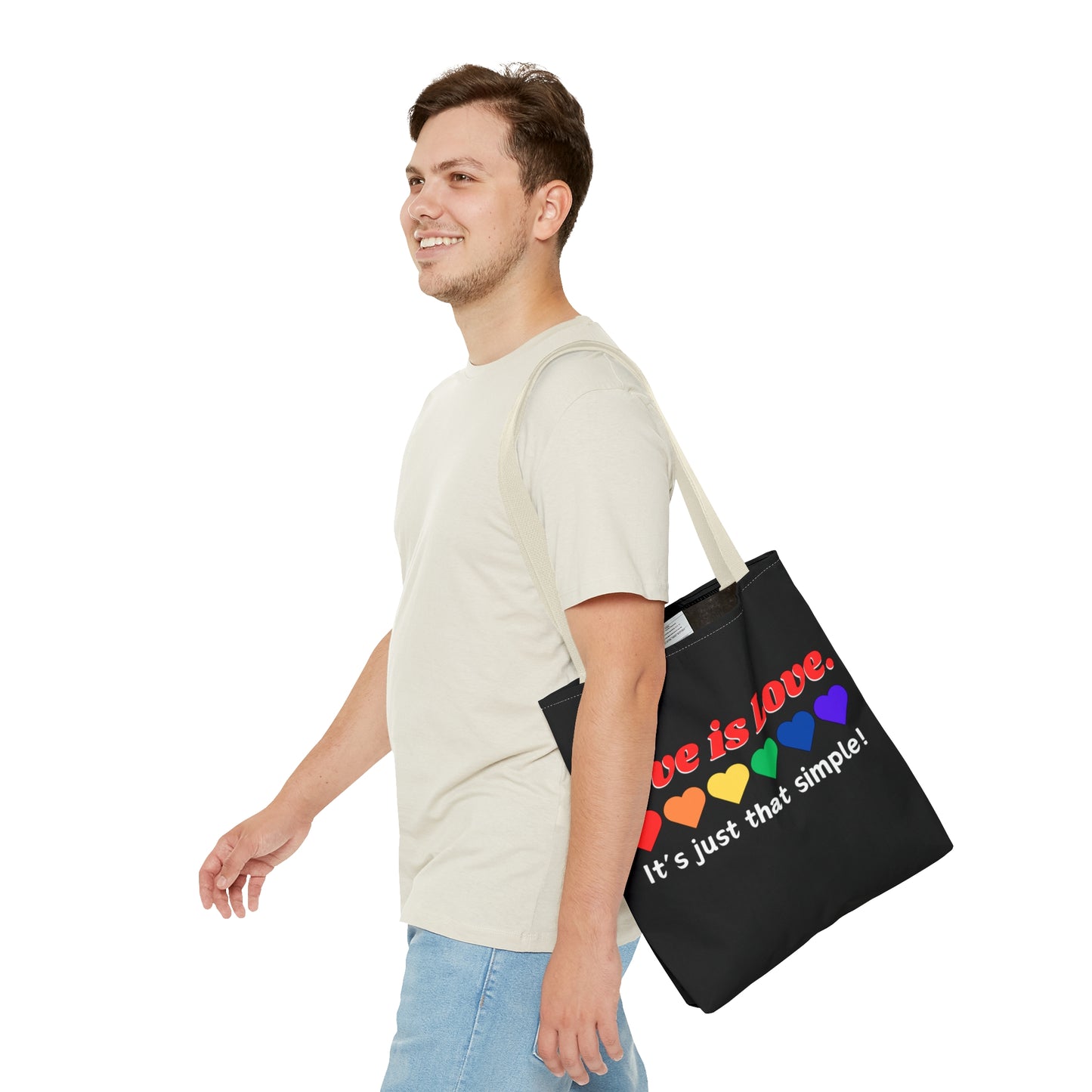 Love is Love Tote Bag (AOP)