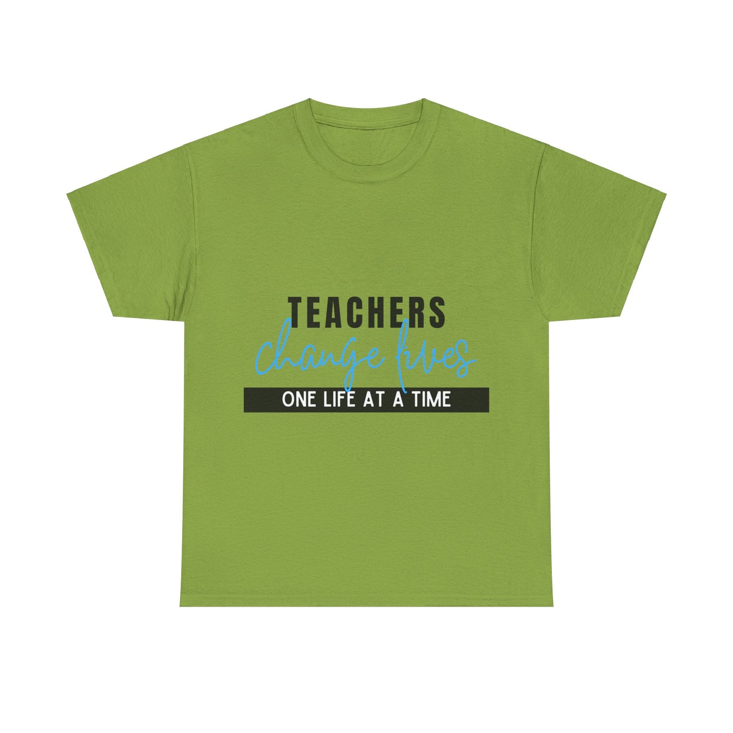 Teachers Change Lives Unisex Heavy Cotton Tee