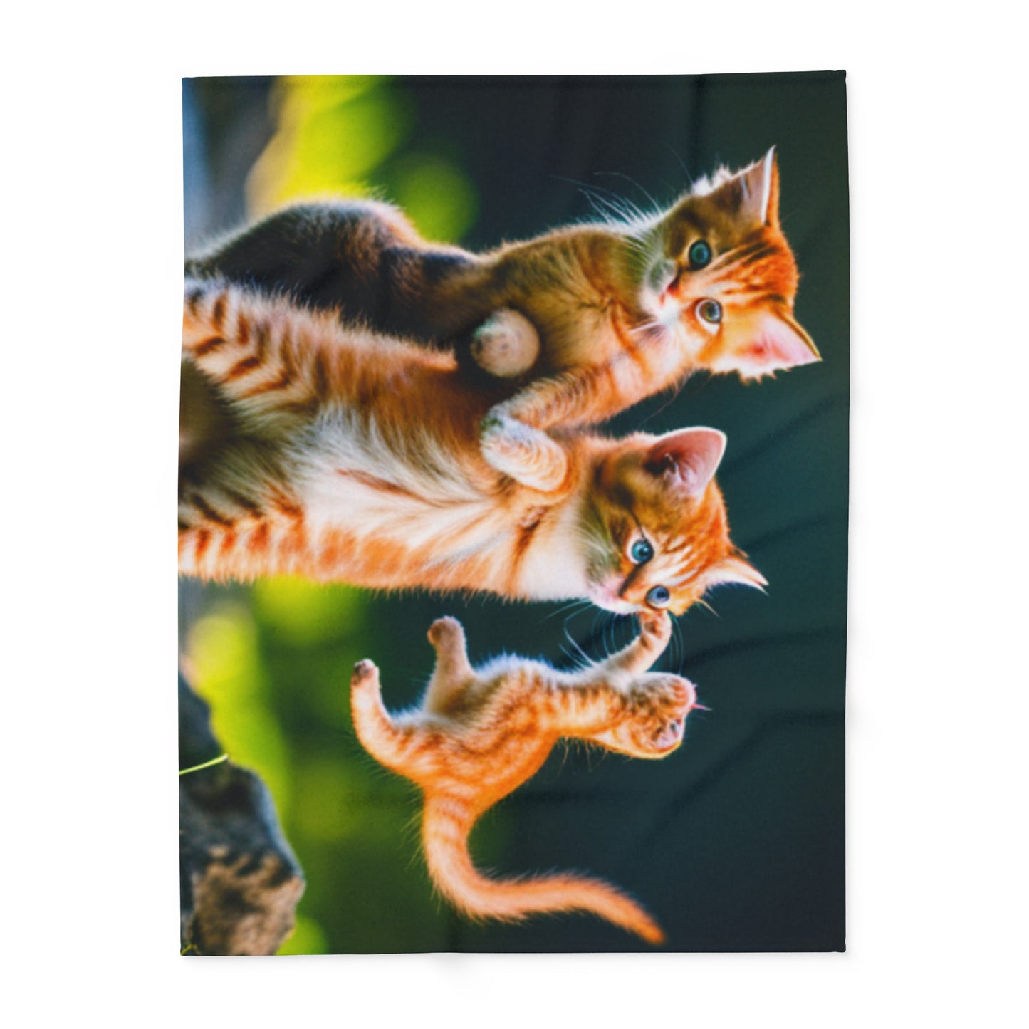 Playful Kittens Arctic Fleece Blanket