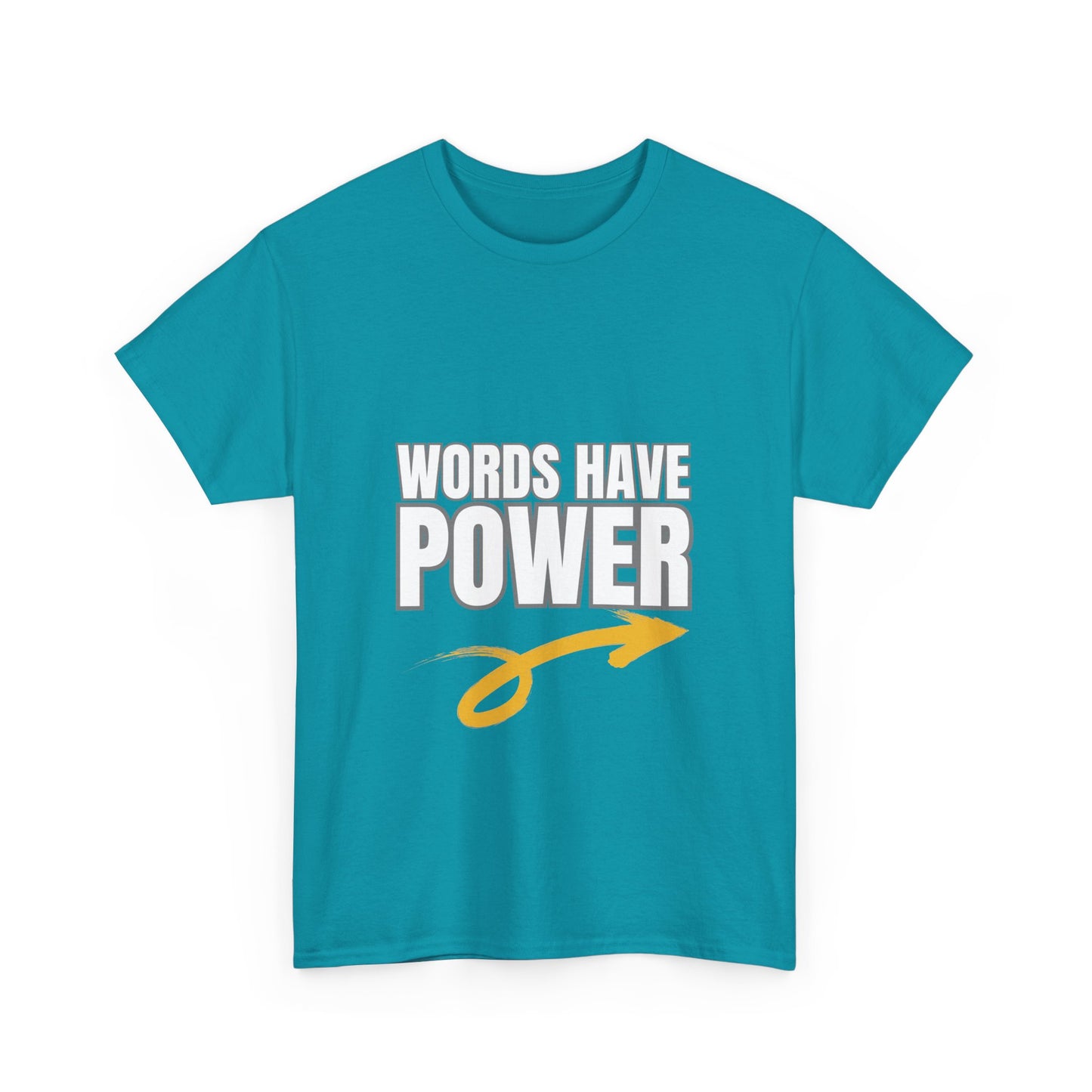Words Have Power (Garvey) - Unisex Heavy Cotton Tee