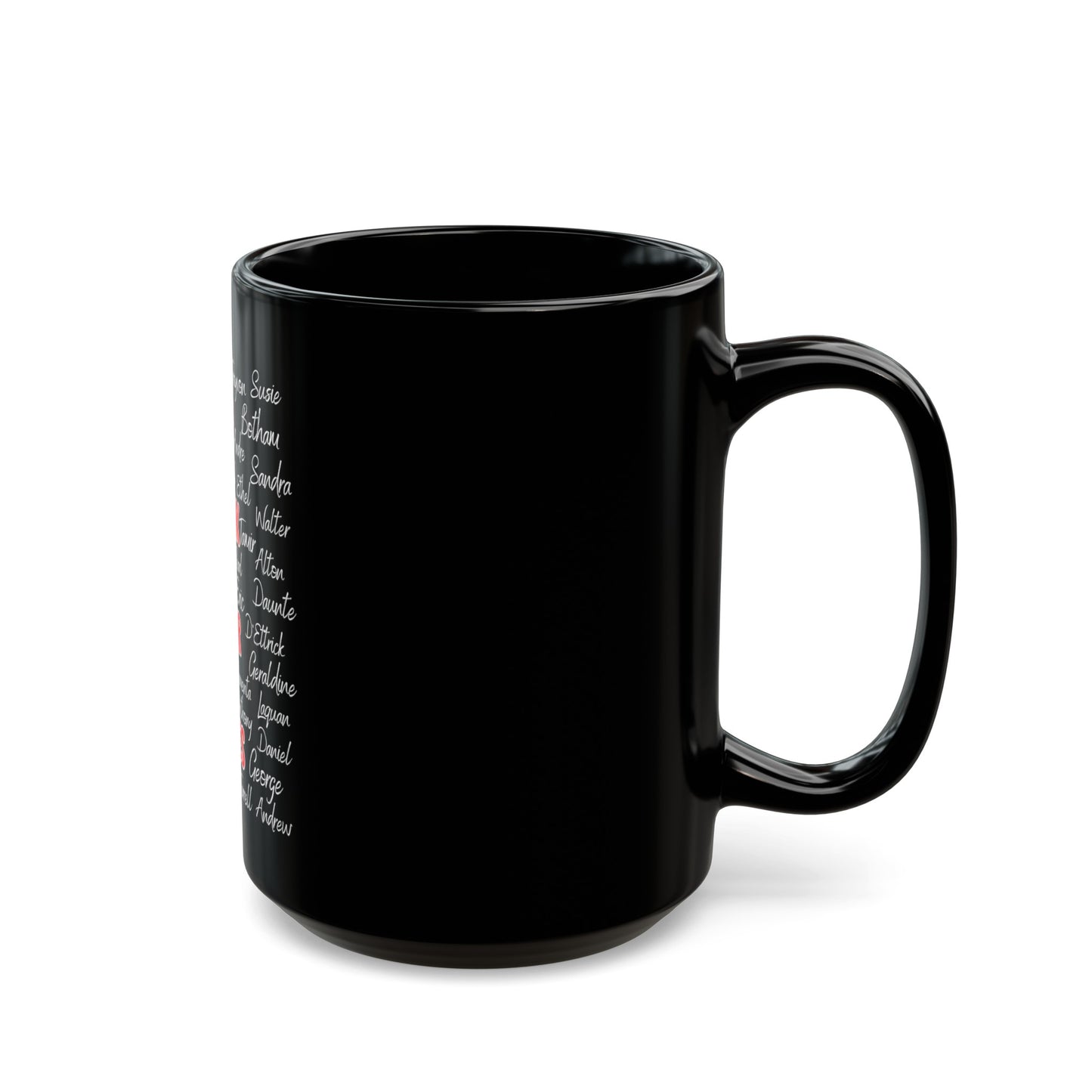 We Speak Their Names Black Mug (11oz, 15oz)