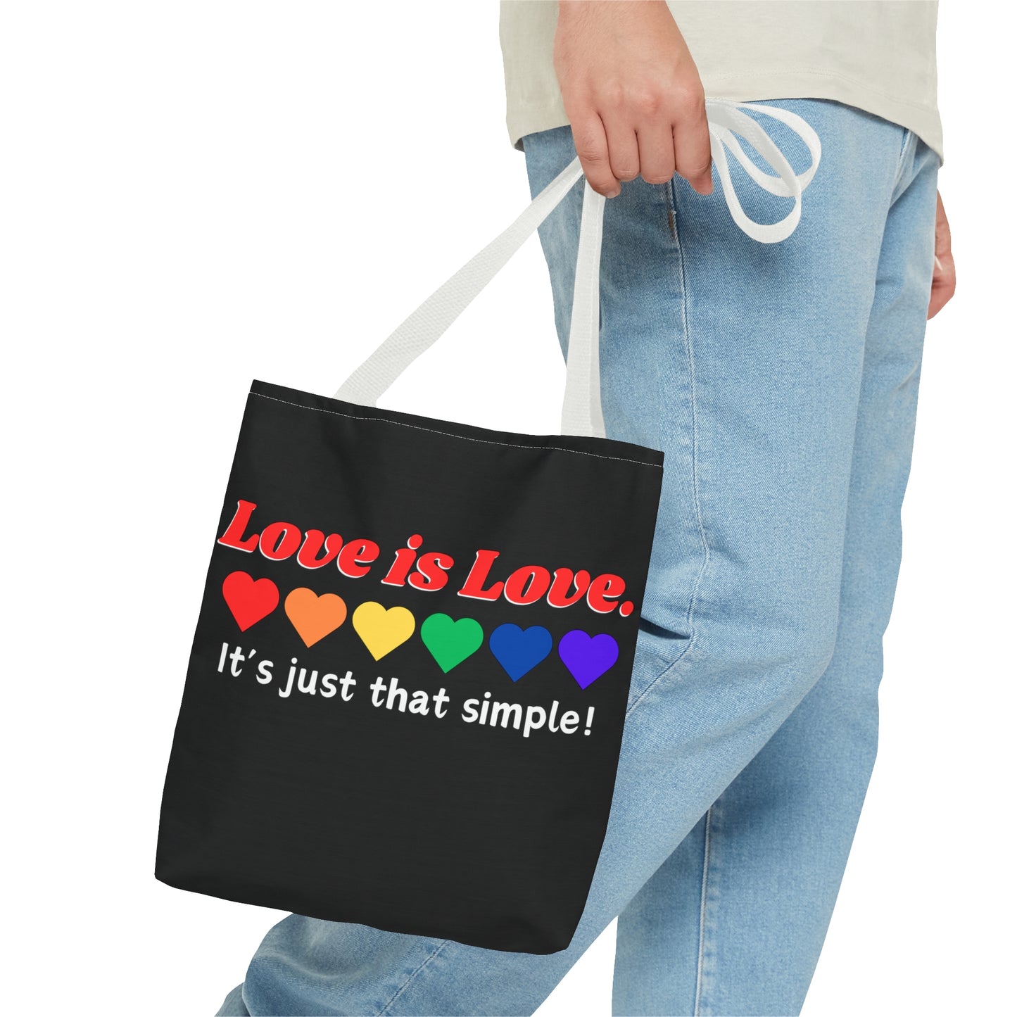 Love is Love Tote Bag (AOP)