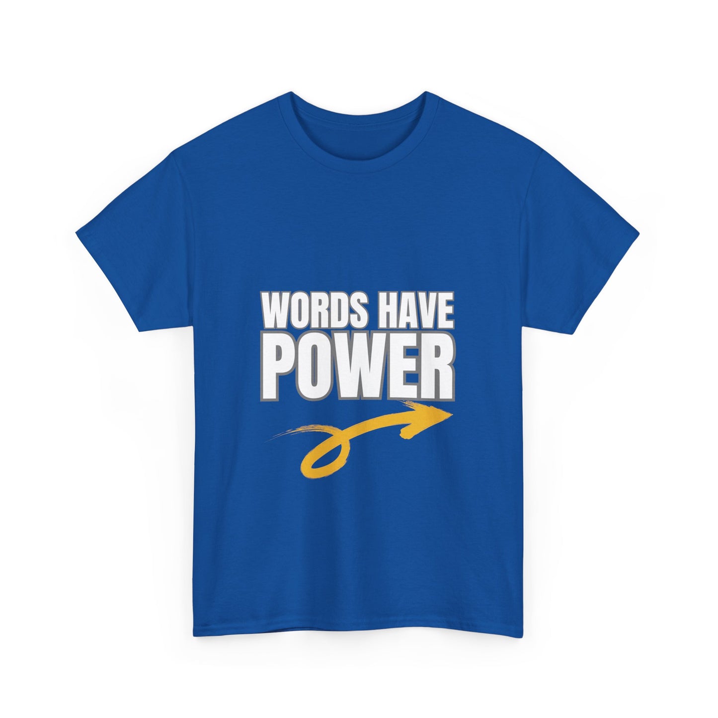 Words Have Power (Garvey) - Unisex Heavy Cotton Tee