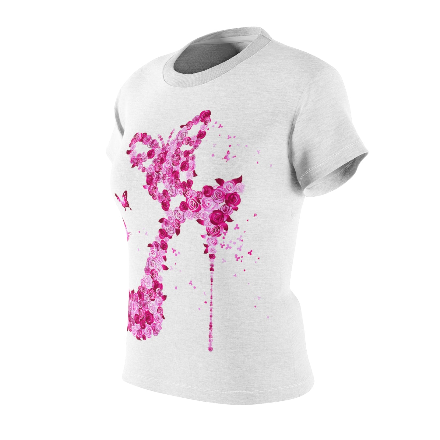 Breast Cancer Awareness Women's Cut & Sew Tee (AOP)