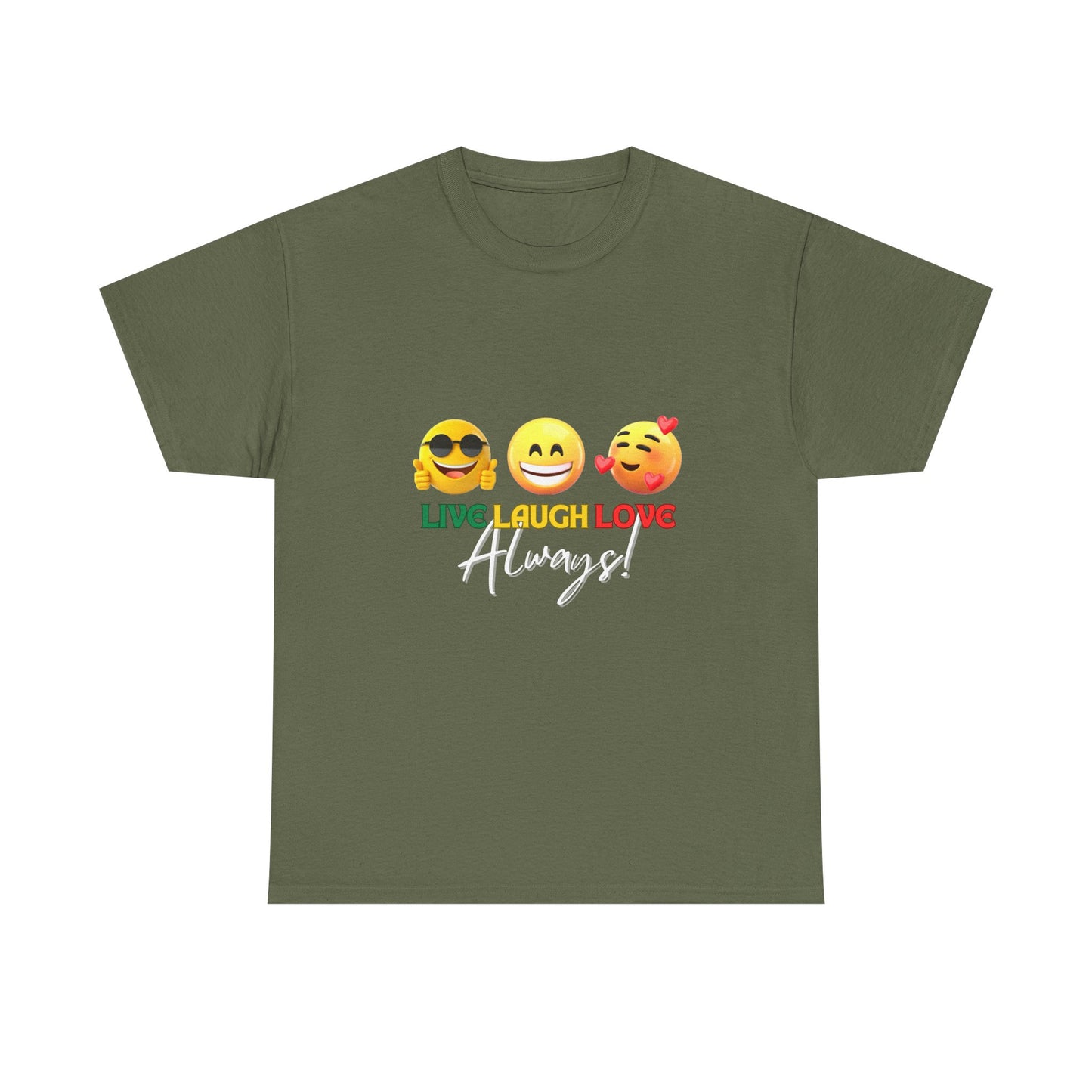 Live Laugh Love Unisex Heavy Cotton Tee