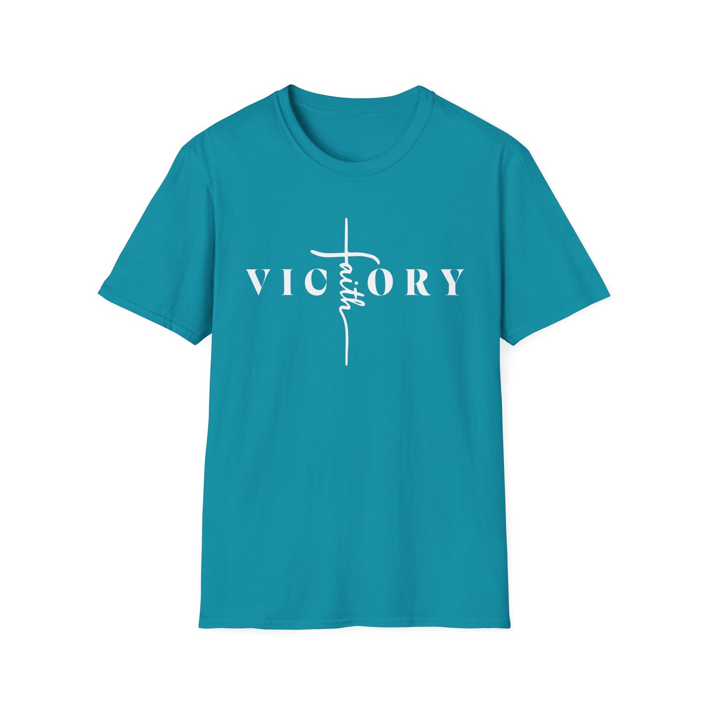 Faith & Victory Unisex Softstyle T-Shirt - Spiritual Inspirational Tee