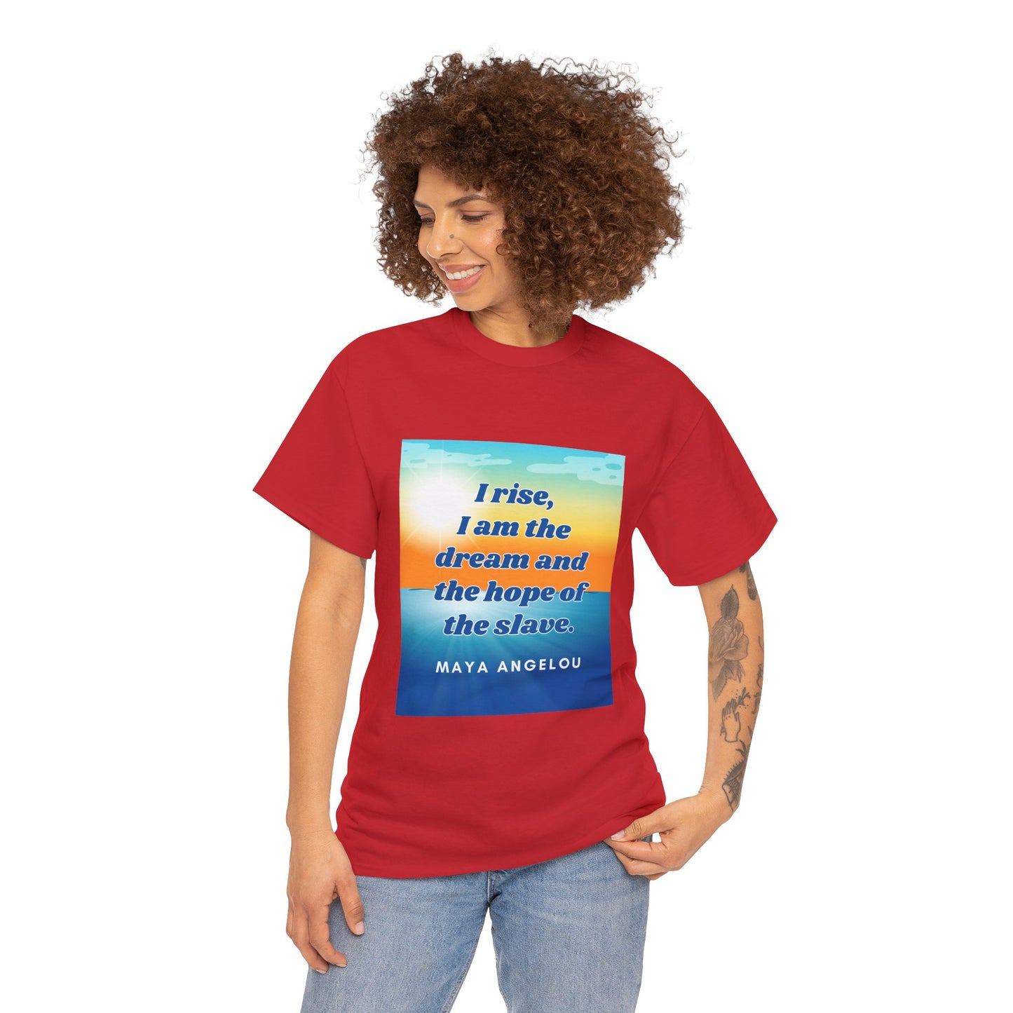 Empowerment Series - Maya Angelou Unisex Heavy Cotton Tee