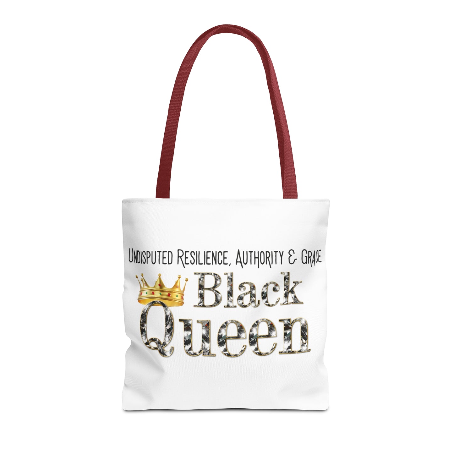 Black Queen Tote Bag (AOP)