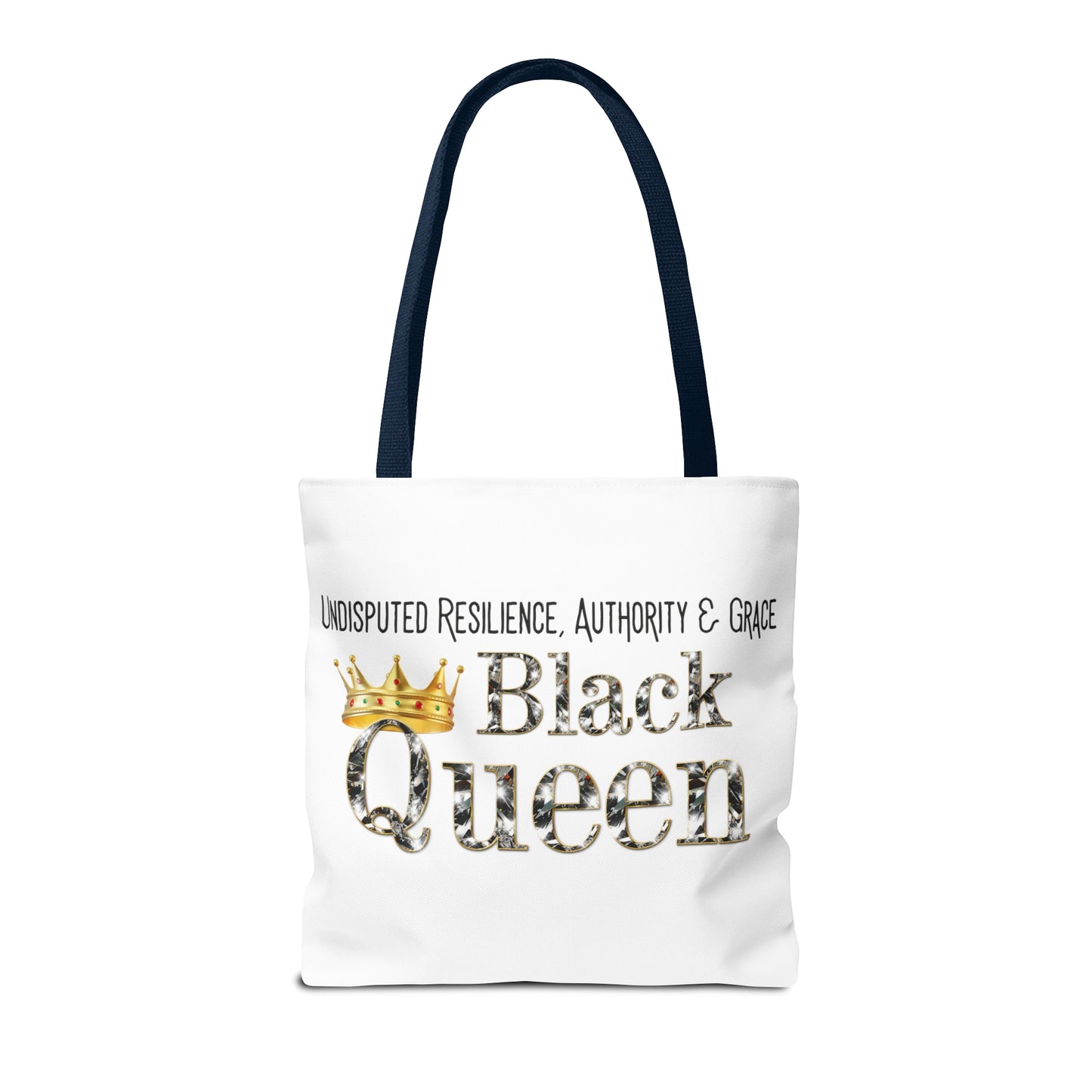 Black Queen Tote Bag (AOP)