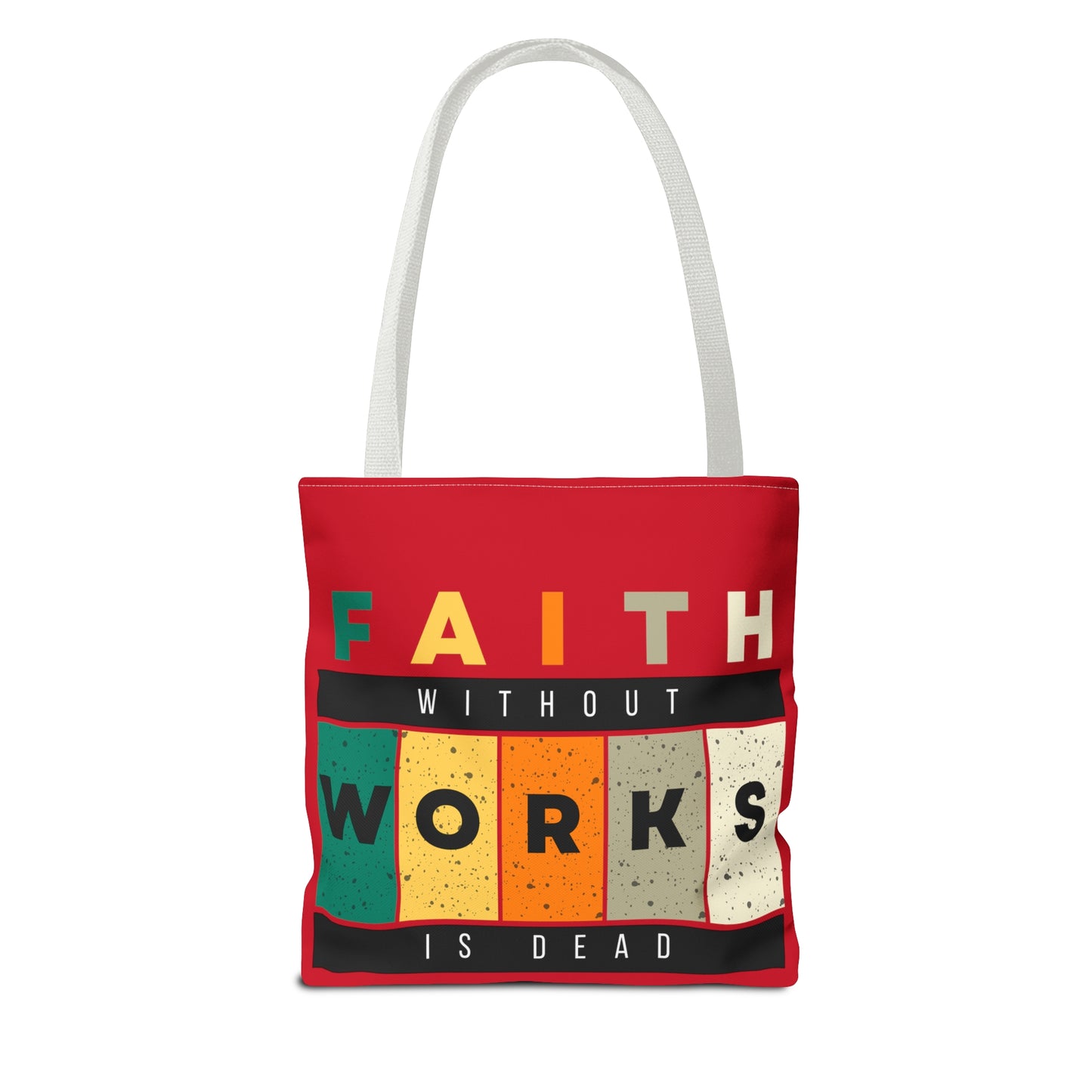 Faith Works Tote Bag (AOP)