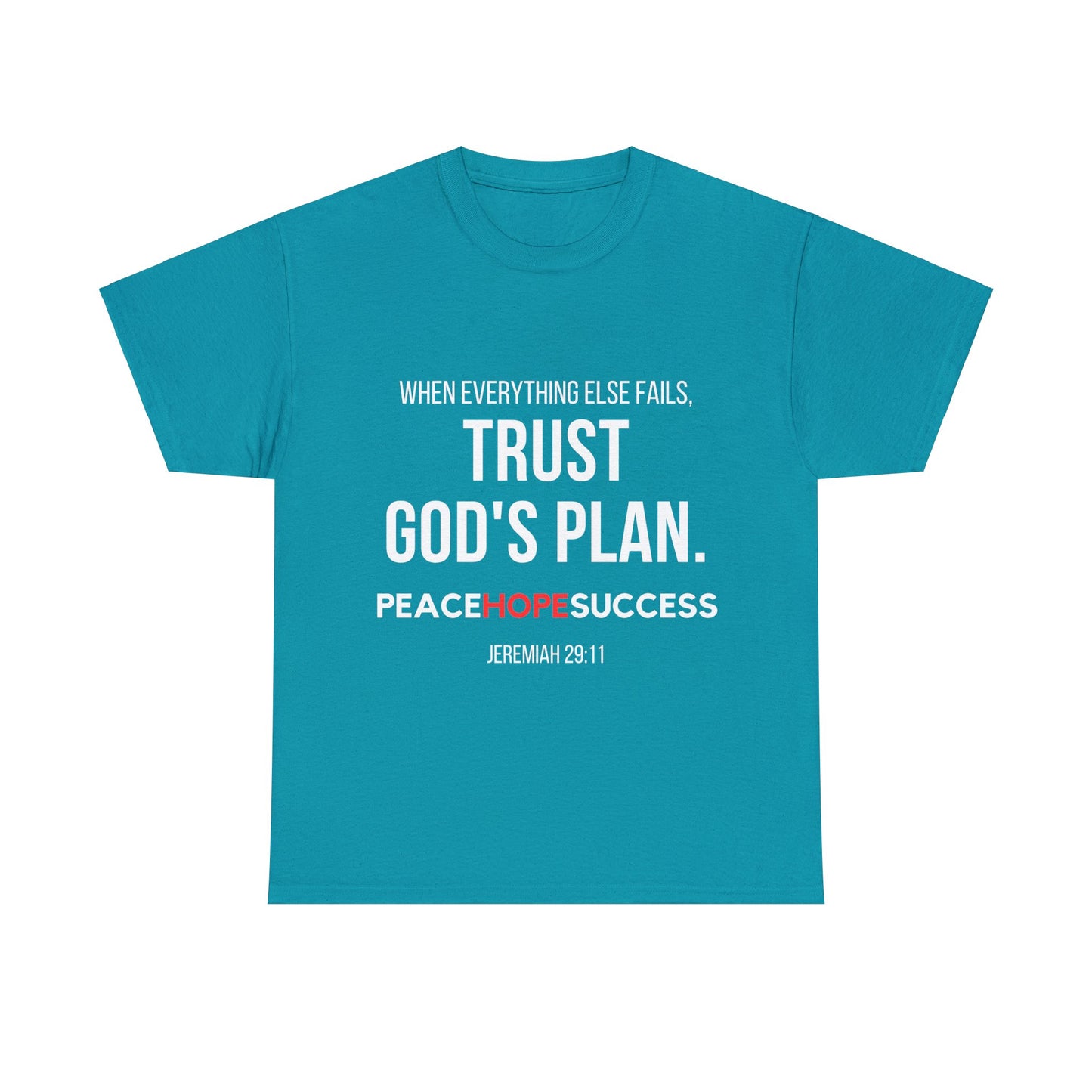 Trust God's Plan Unisex Heavy Cotton Tee