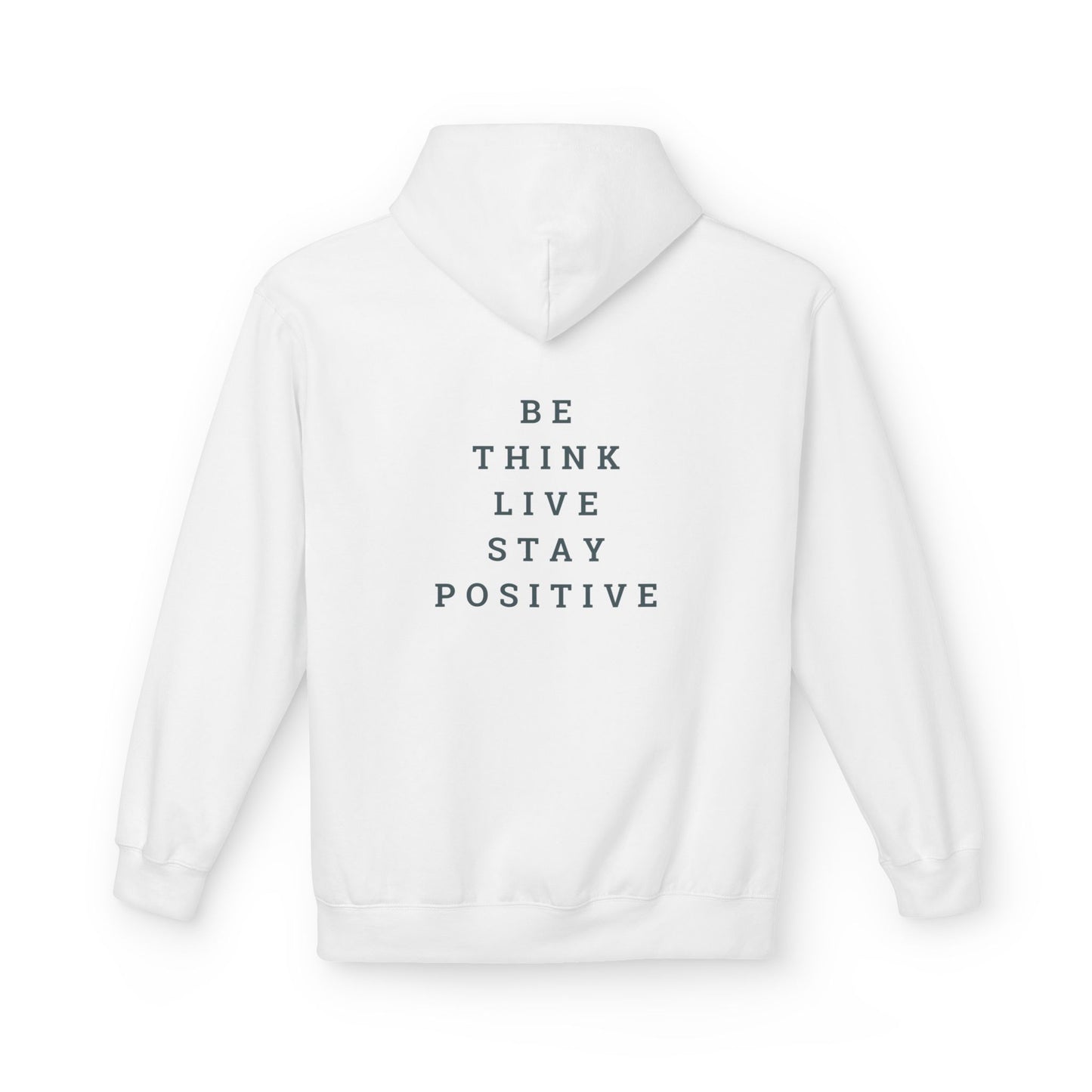 Positive Vibes Unisex Fleece Hoodie - Enjoy Life & Stay Positive
