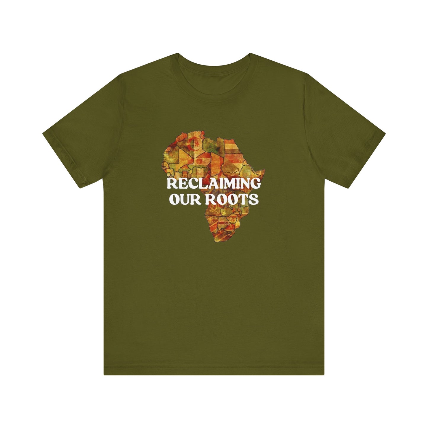 Reclaiming Our Roots Unisex Jersey Tee - African Pride T-Shirt