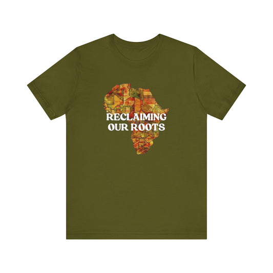 Reclaiming Our Roots Unisex Jersey Tee - African Pride T-Shirt