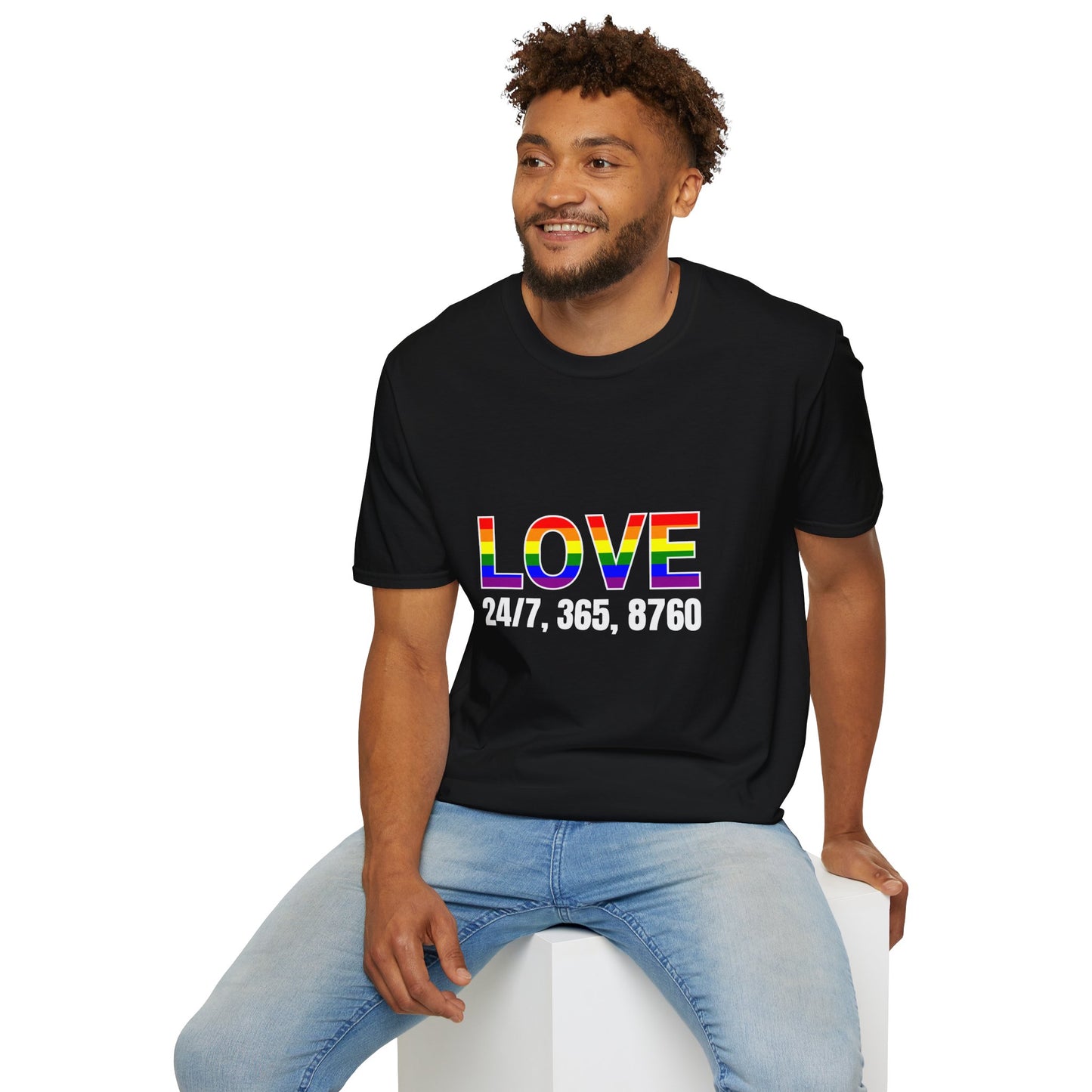 Unisex Love T-Shirt | Pride, LGBTQ+ Gift, Everyday Wear, Casual Fashion, Rainbow Tee