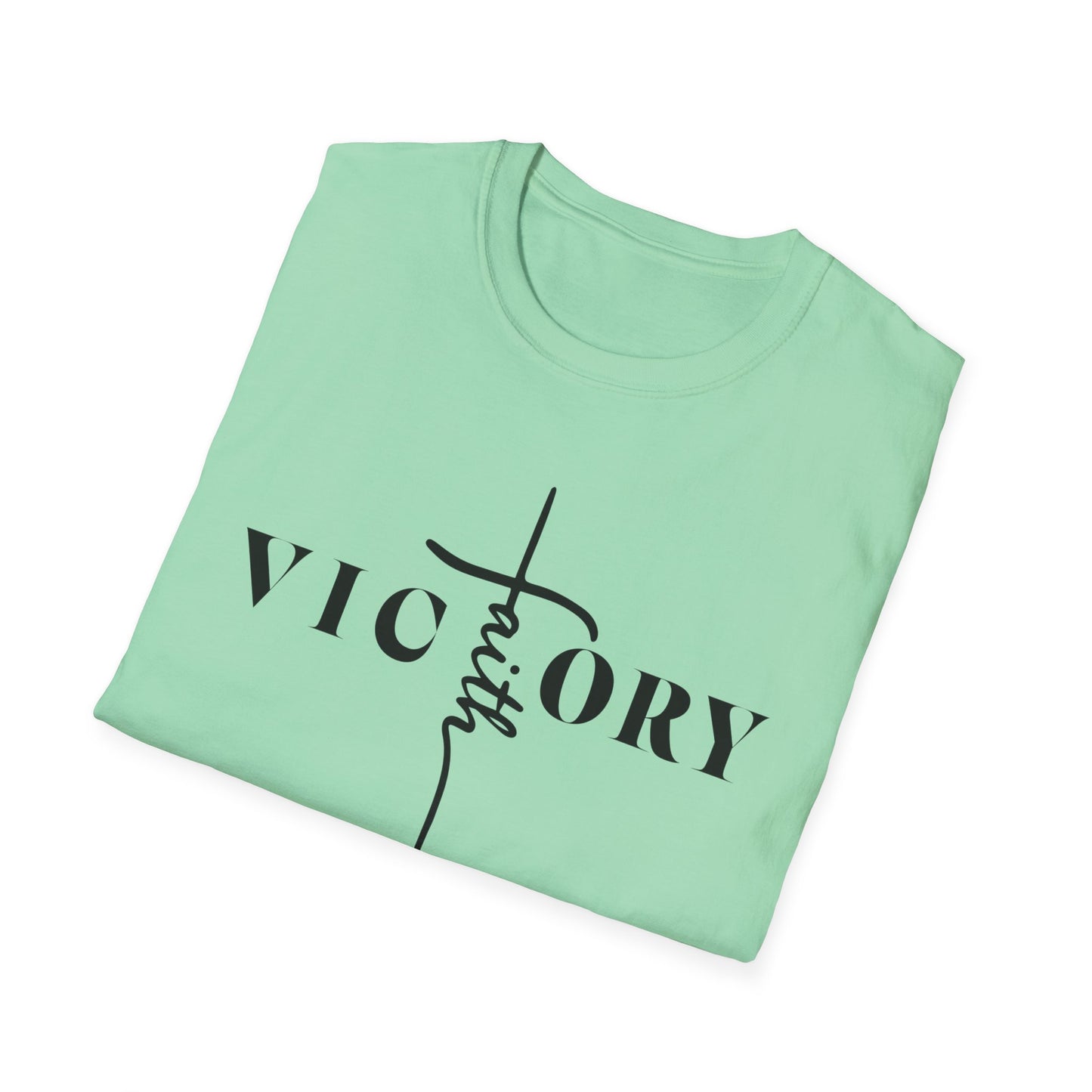 Faith & Victory Unisex Softstyle T-Shirt - Spiritual Inspirational Tee