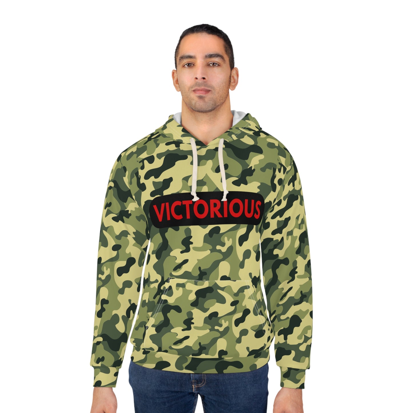 Victorious Unisex Pullover Hoodie (AOP)