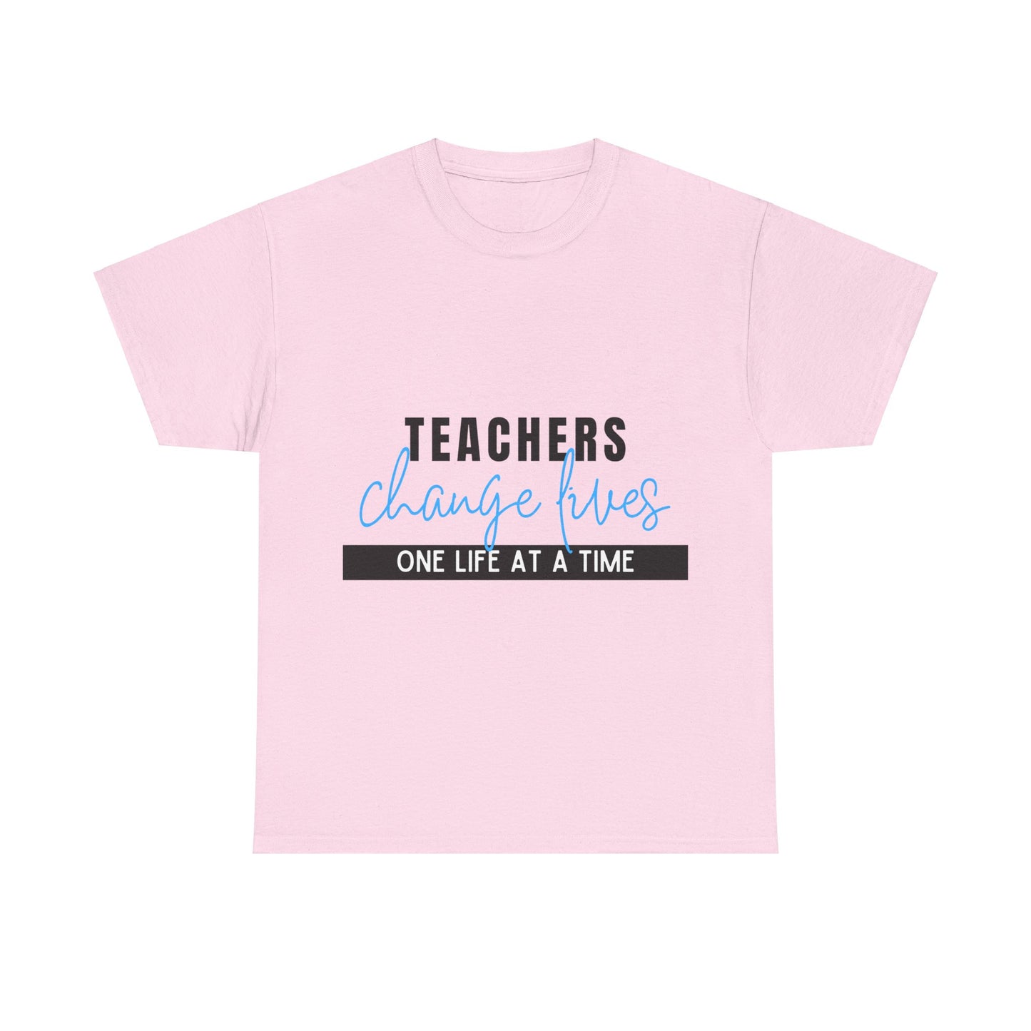 Teachers Change Lives Unisex Heavy Cotton Tee