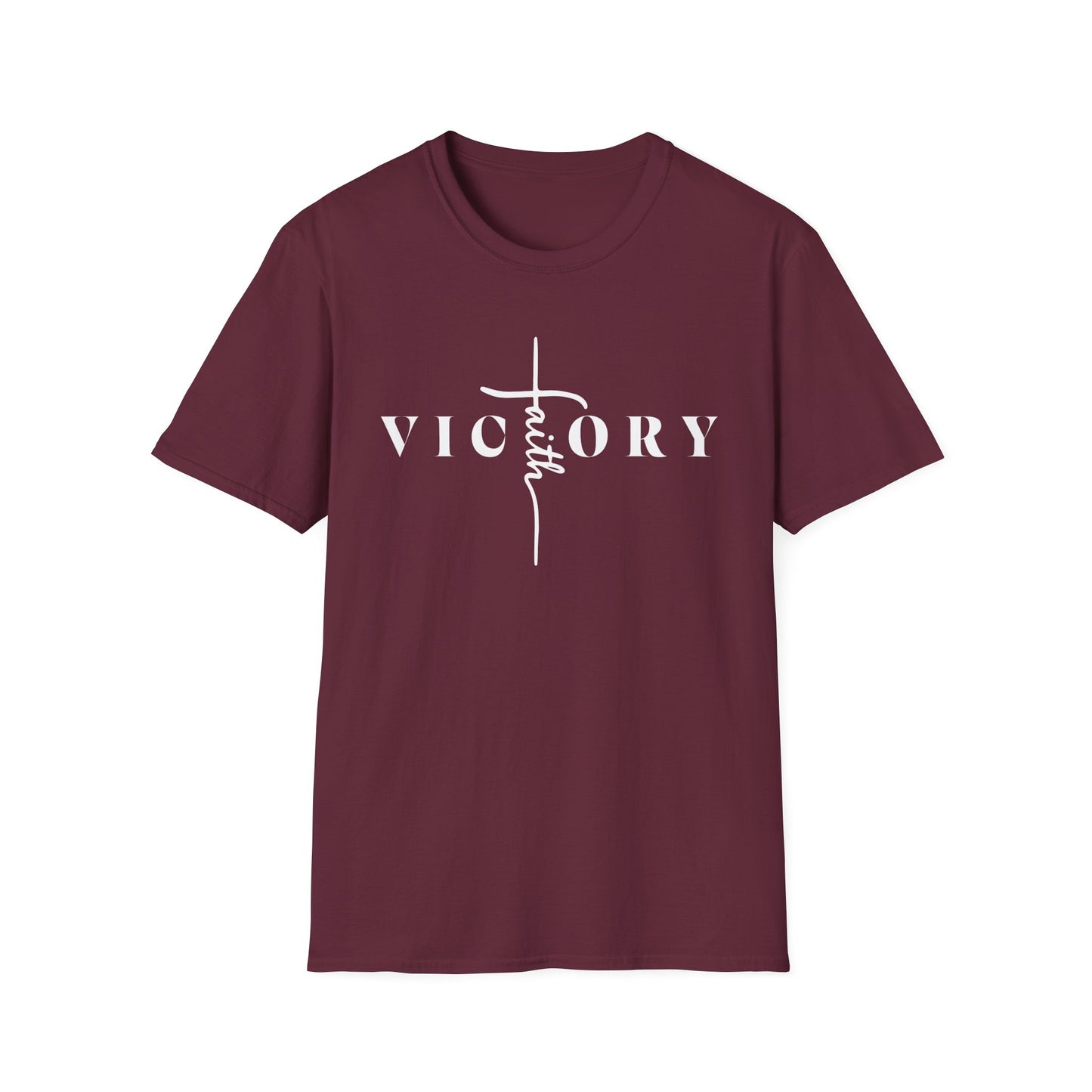 Faith & Victory Unisex Softstyle T-Shirt - Spiritual Inspirational Tee