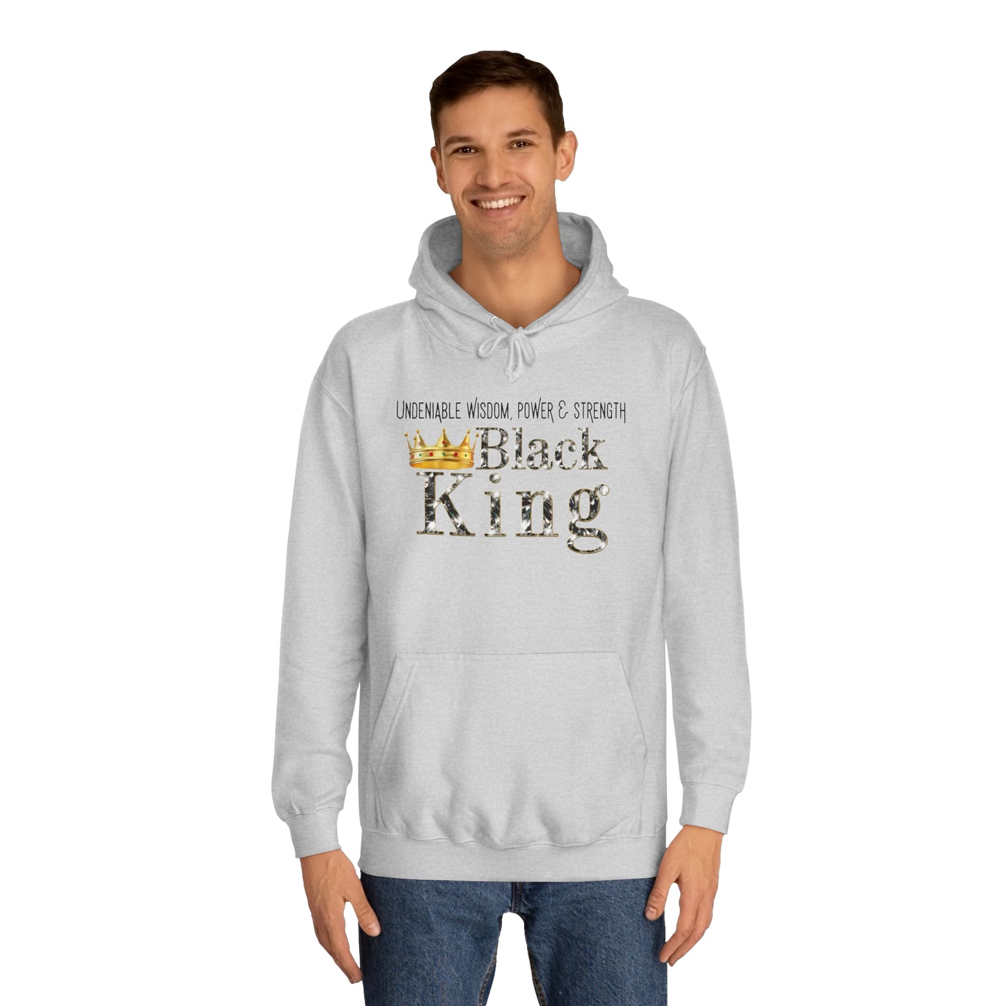 Black Royalty Unisex College Hoodie