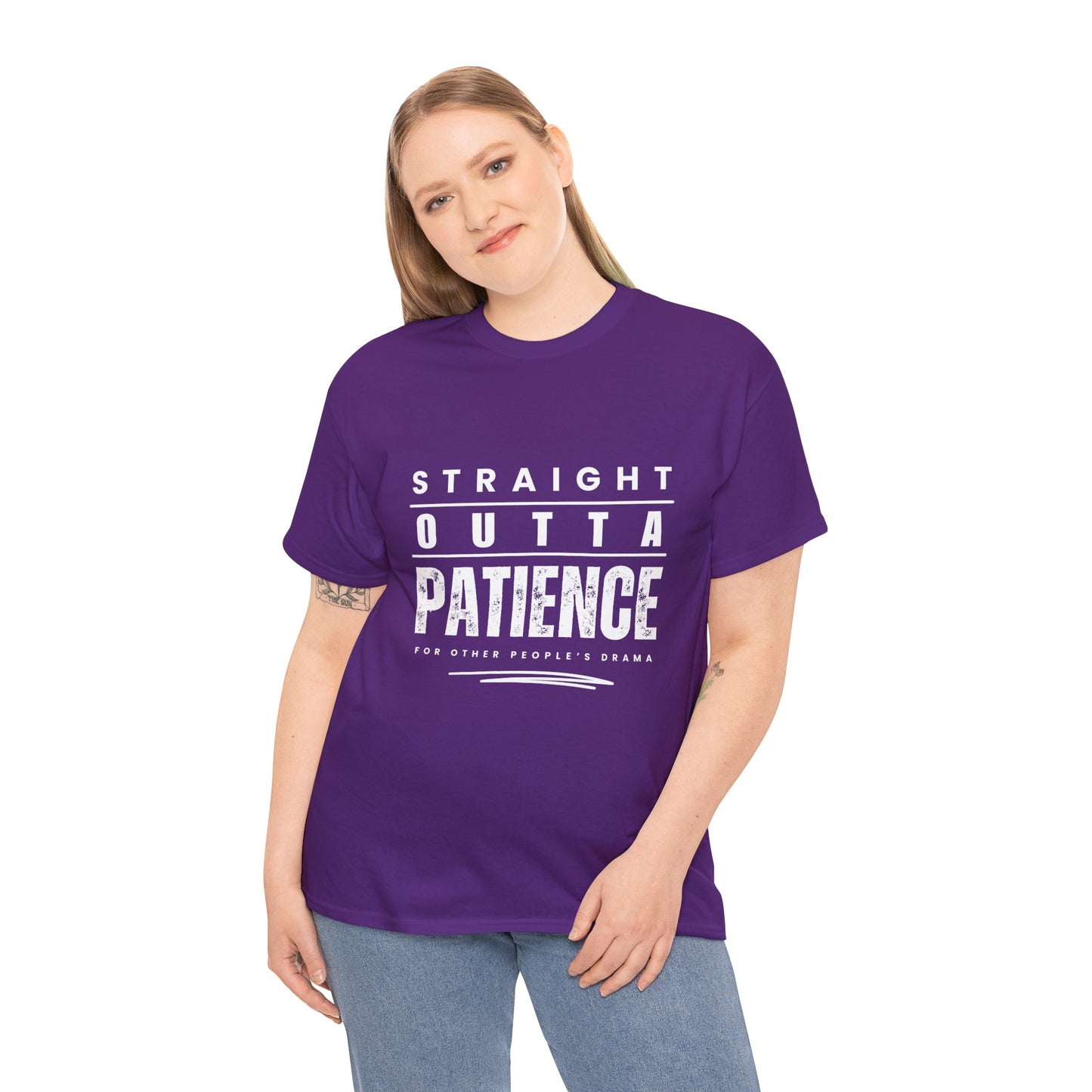 Outta Patience Unisex Heavy Cotton Tee