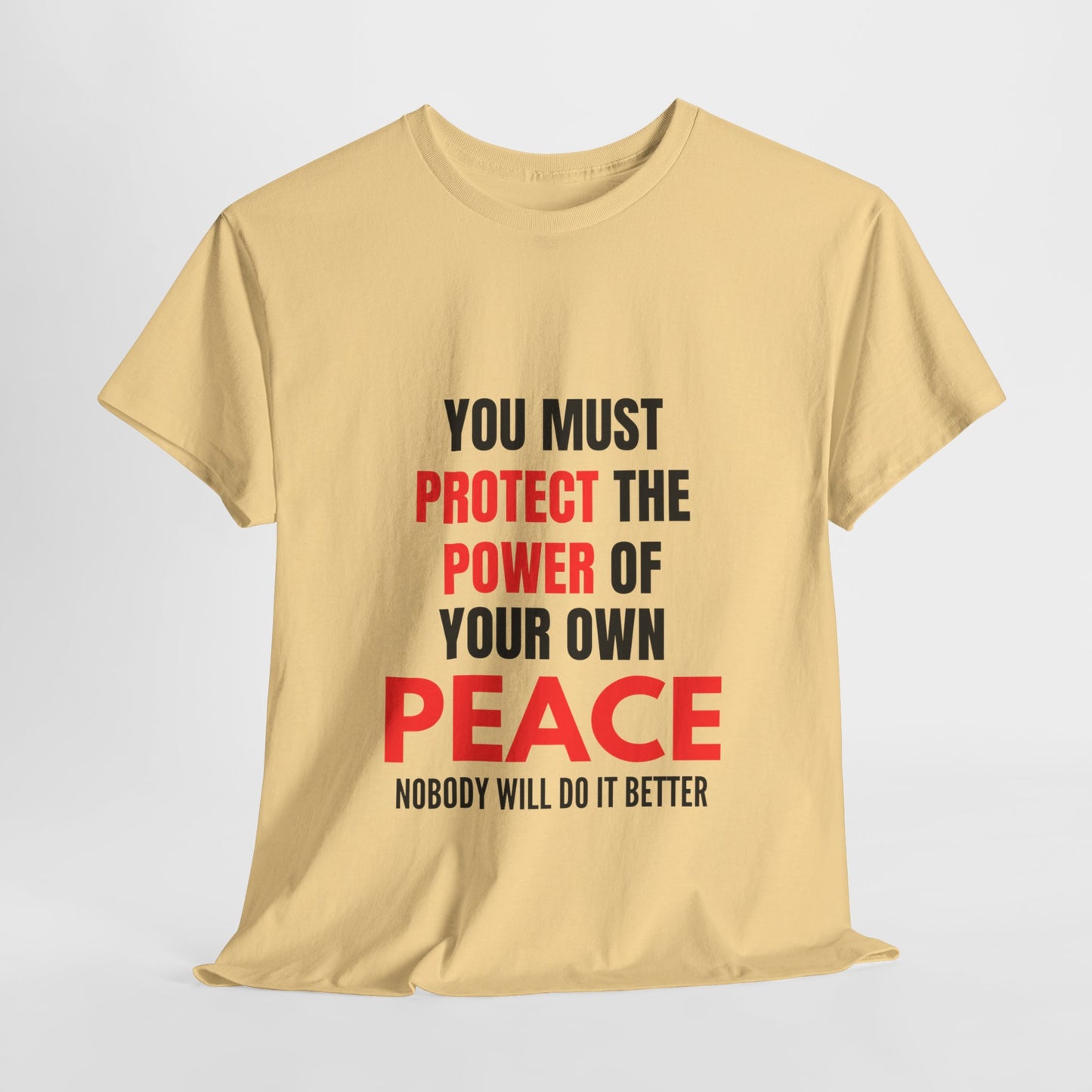 Protect Your Peace Unisex Heavy Cotton Tee