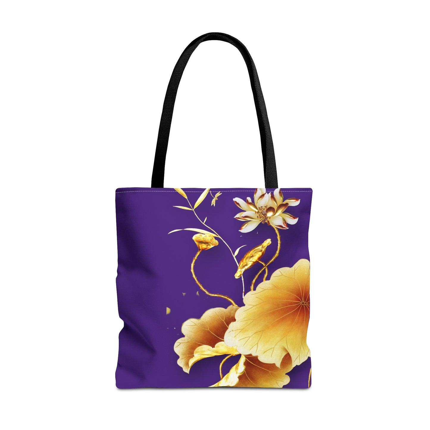 Golden Flower Tote Bag (AOP)